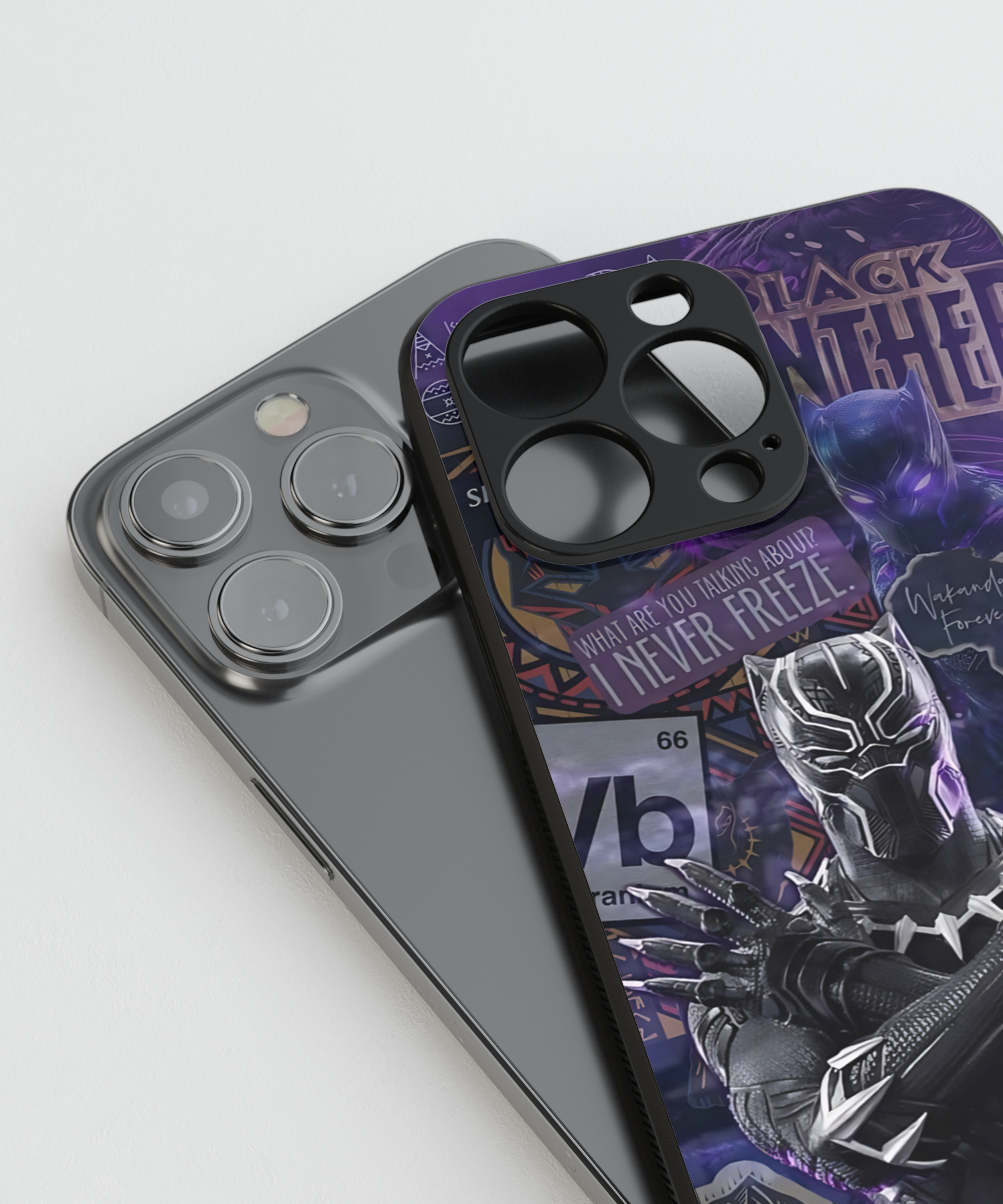 Black Panther Glass Case