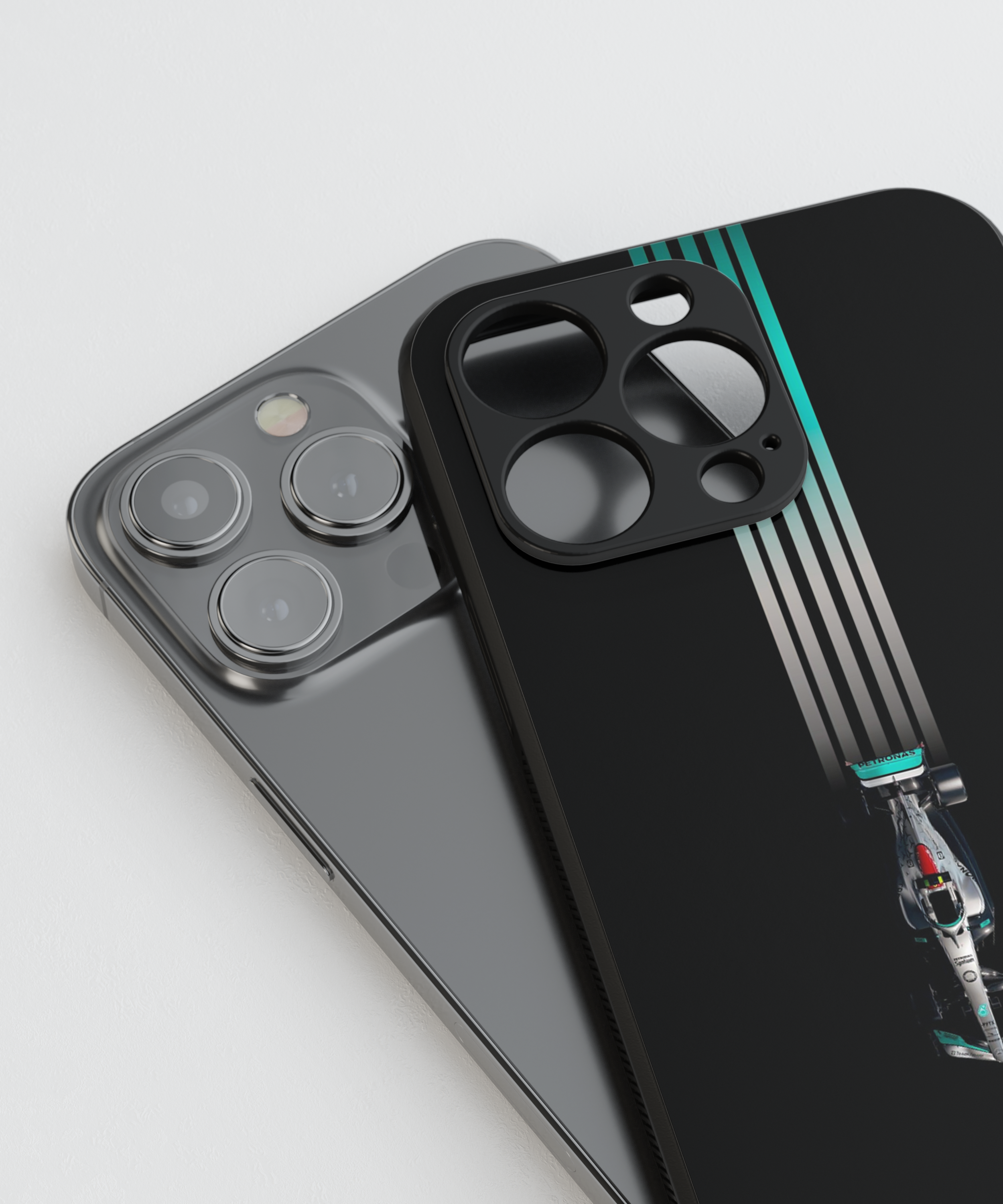 F1 Neon Rider Glass Case