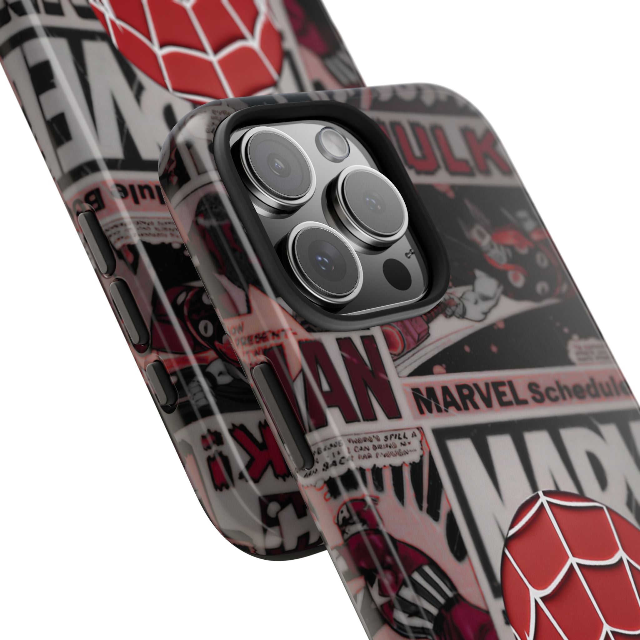 Red Web Armor Tough Case