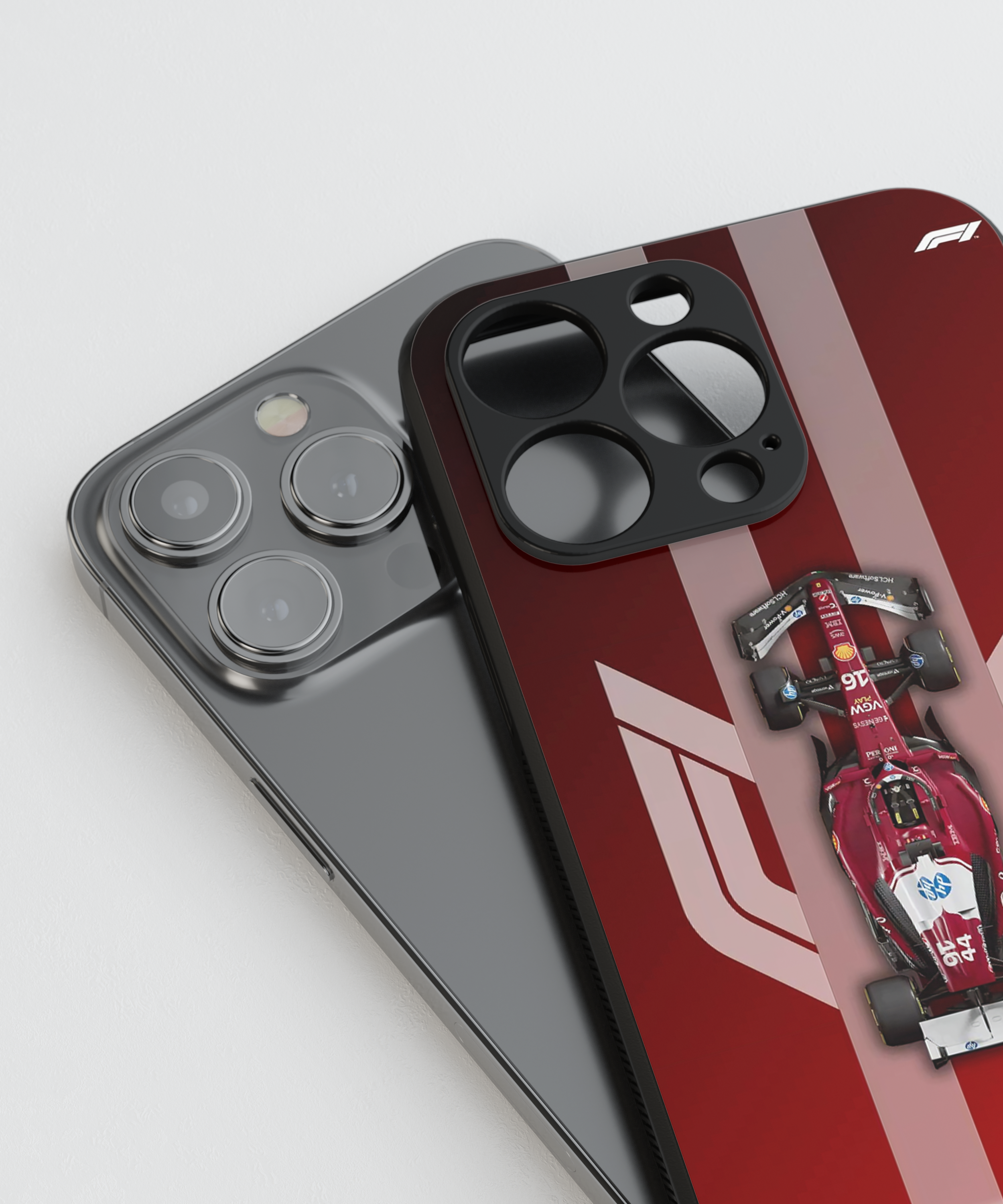 Ferrari Red GP Glass Case