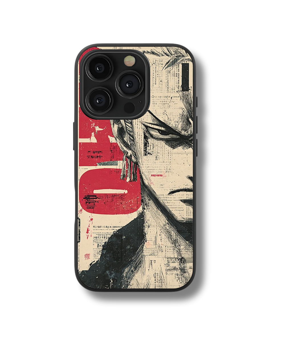 Zoro Rage Glass Case