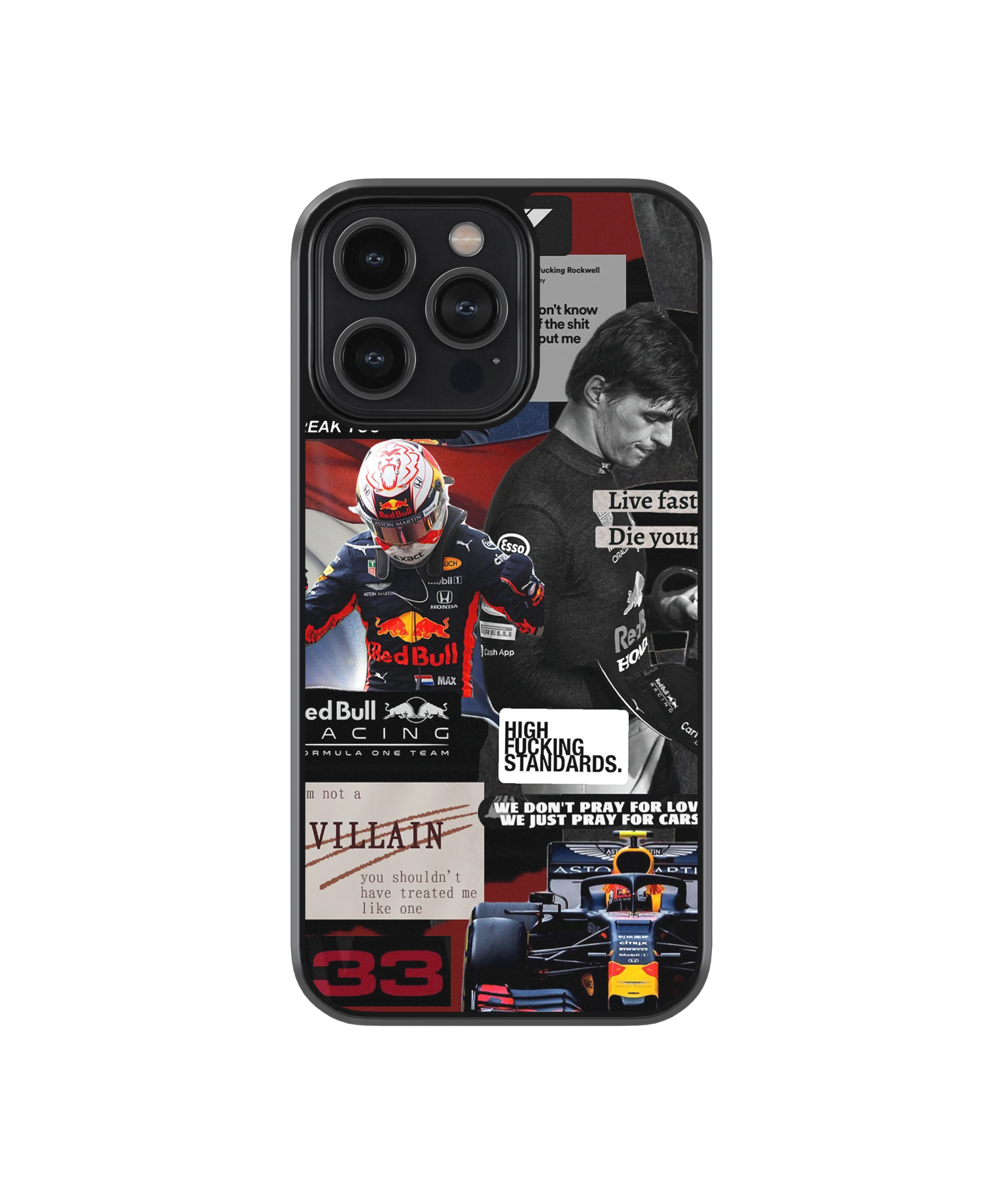 F1 Race Collage Hybrid Case
