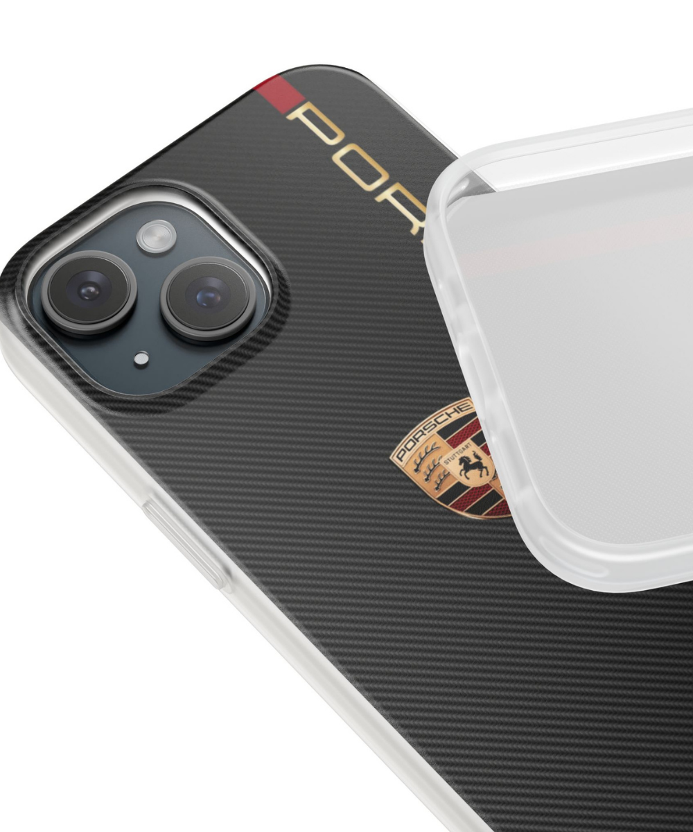 Carbon Porsche Silicone Case