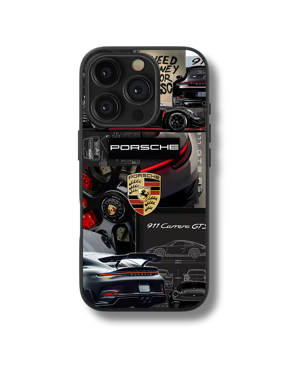 Porsche Race Grid Glass Case