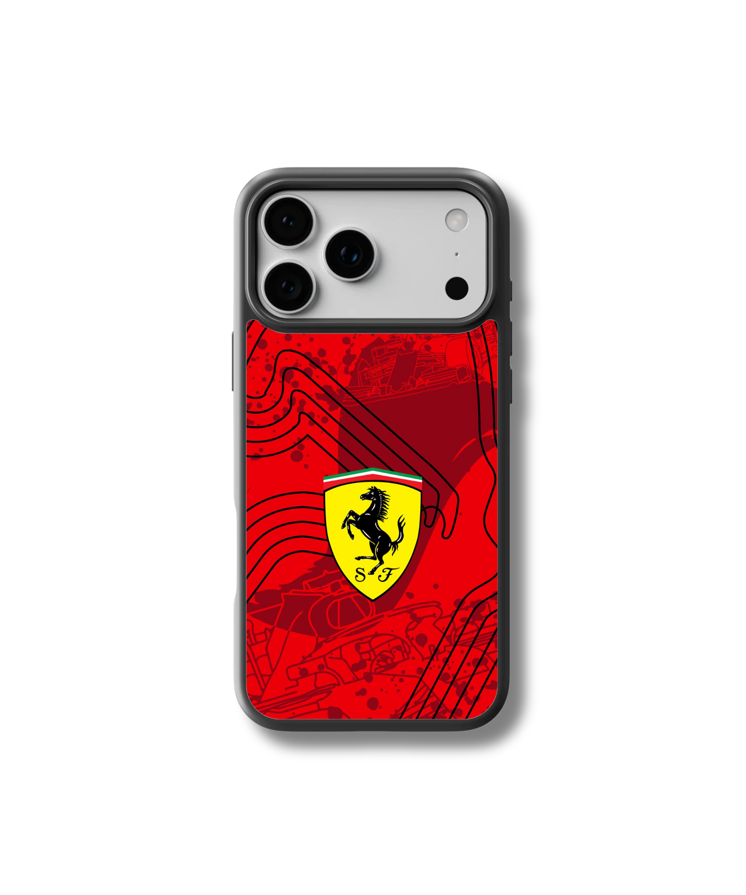 Scuderia Red – Ferrari Glass Case