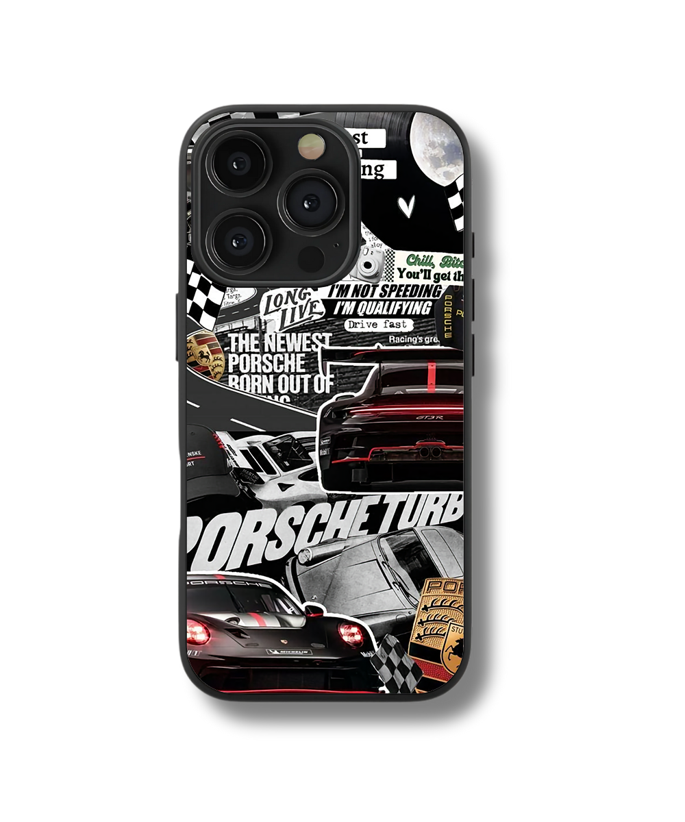 Porsche Turbo Glass Case
