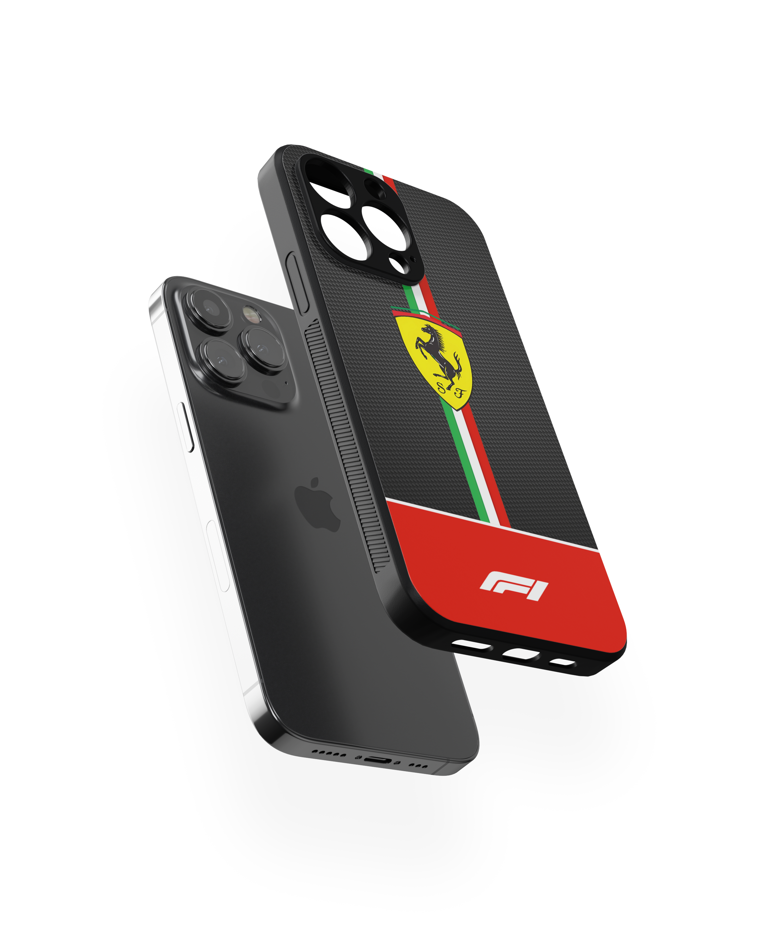 Formula 1 Stripe Glass Case