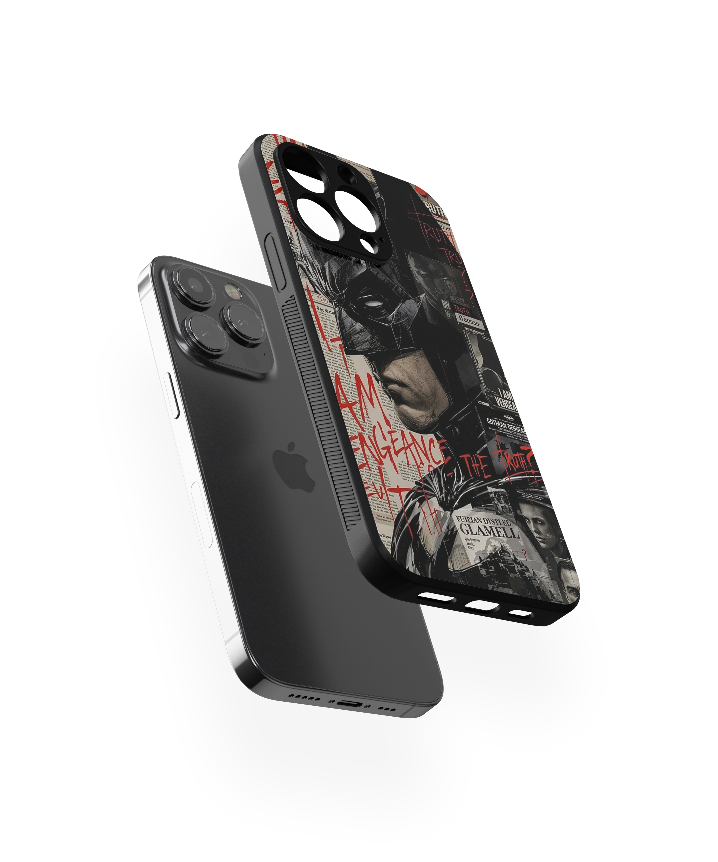 The Batman Rage Glass Case
