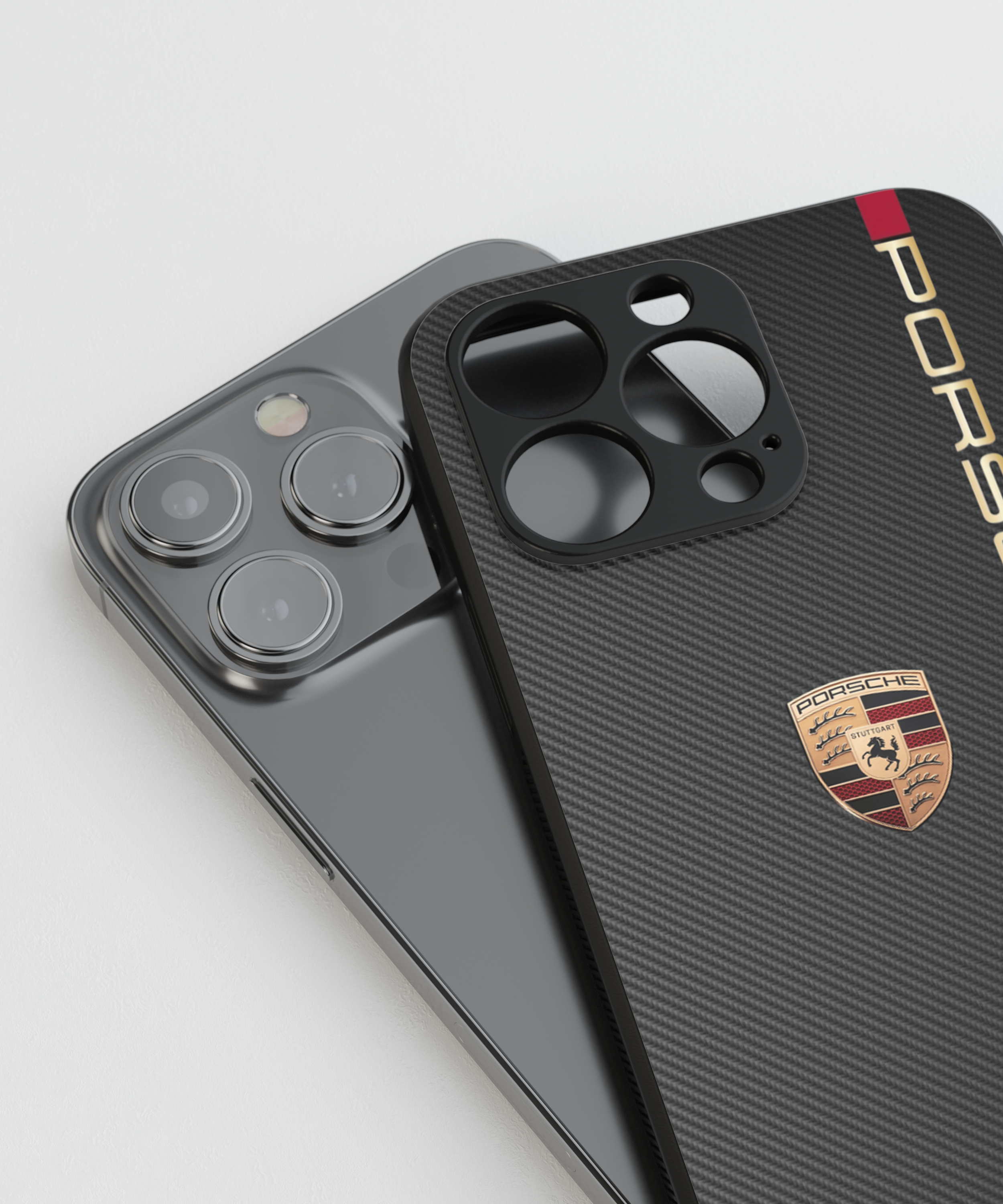 Porsche Carbon Glass Case