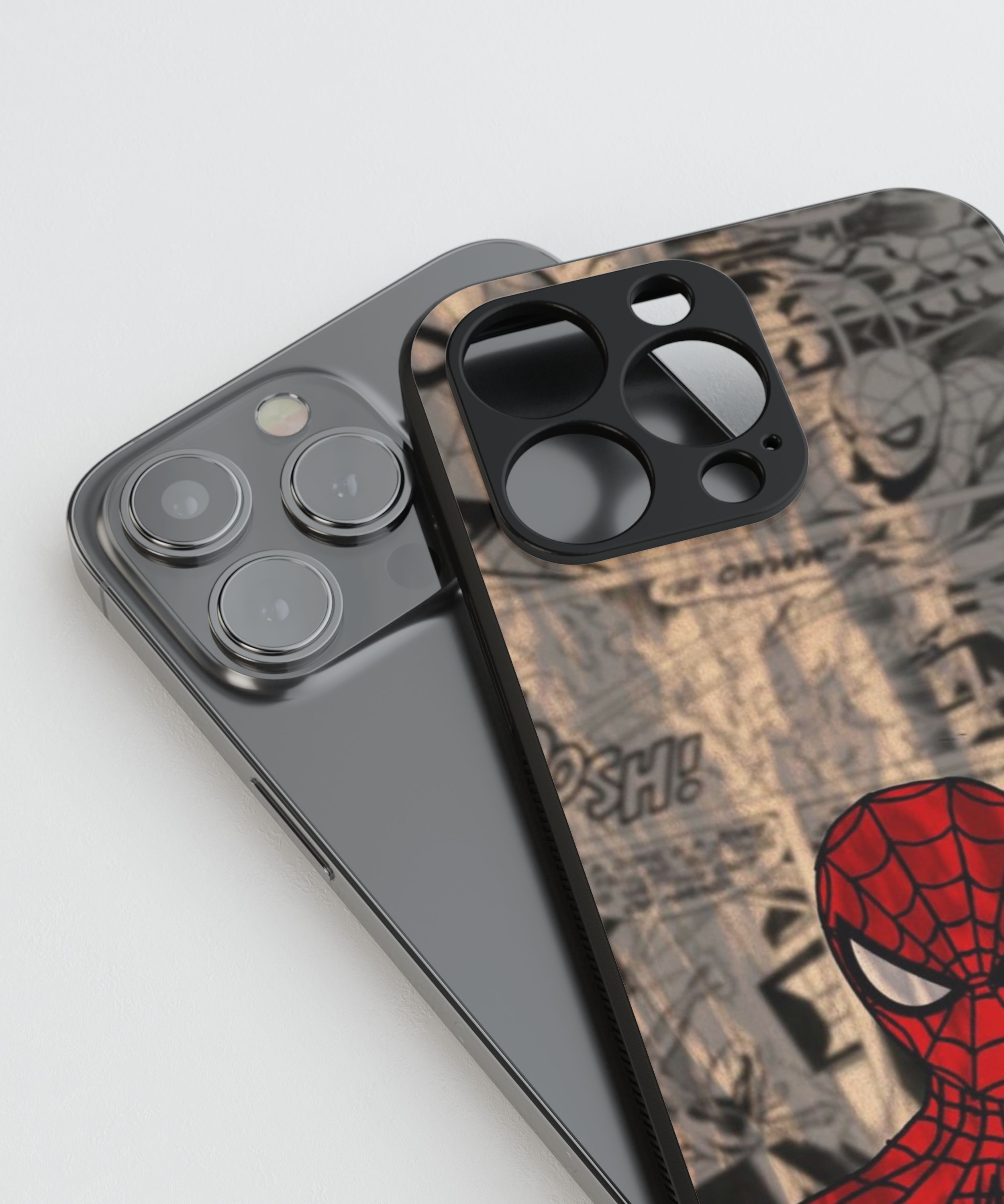 Retro Spider-Man Glass Case