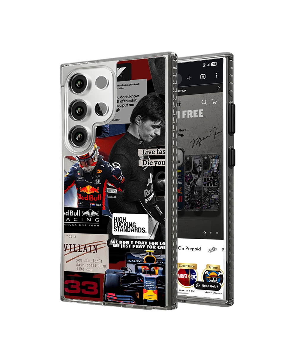 F1 Race Collage Stride Case