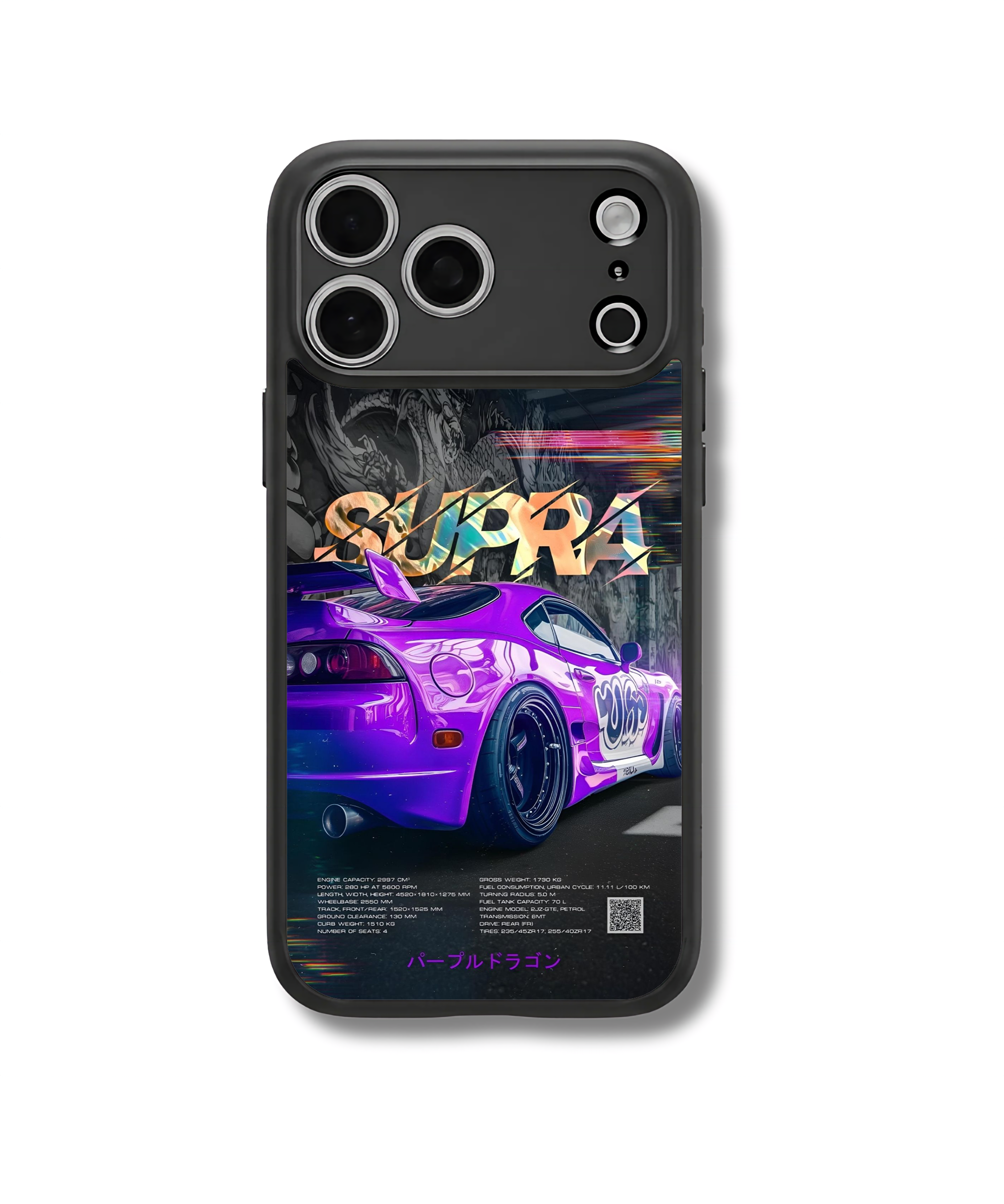 Midnight Supra Drift Glass Case