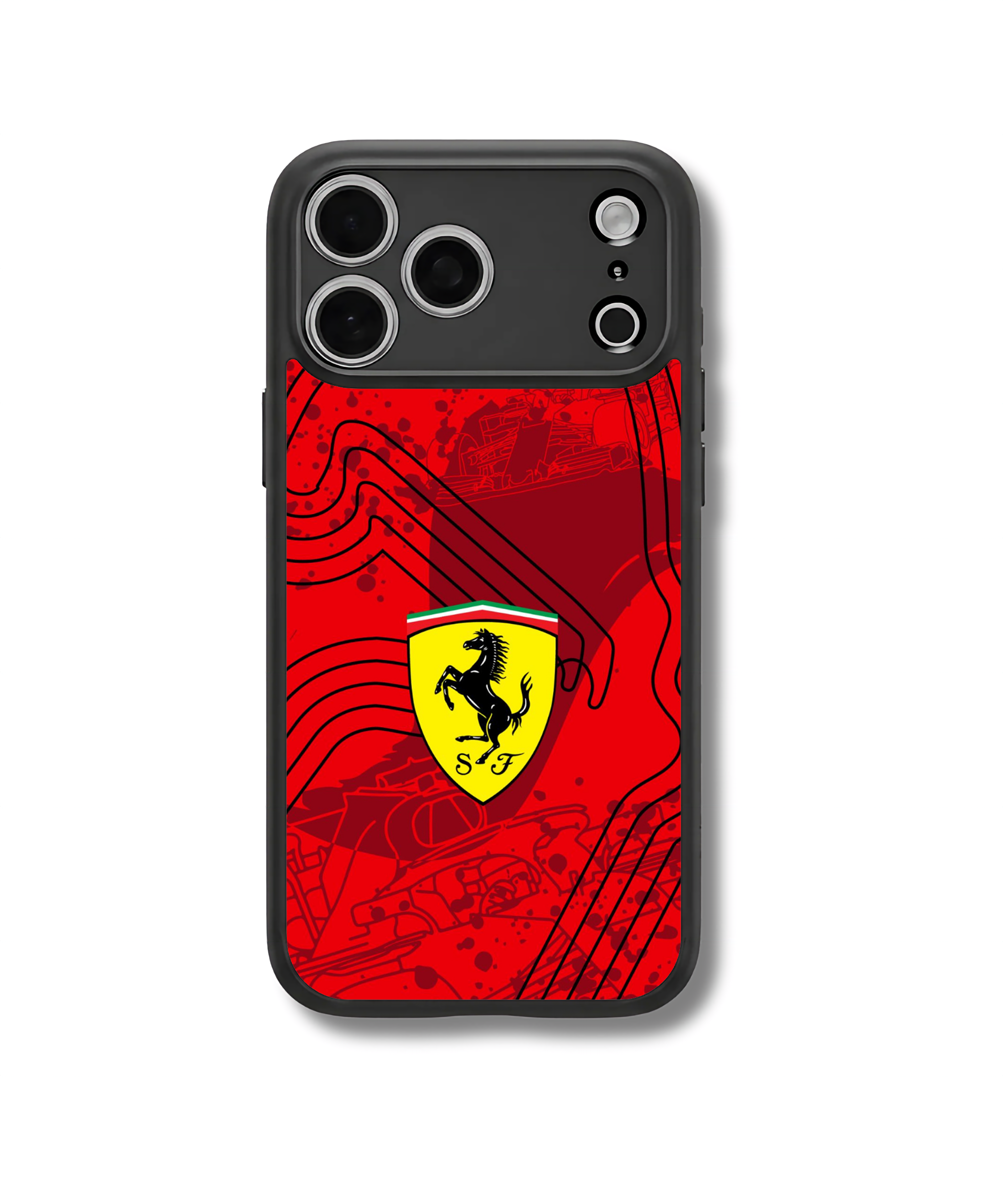 Scuderia Red – Ferrari Glass Case