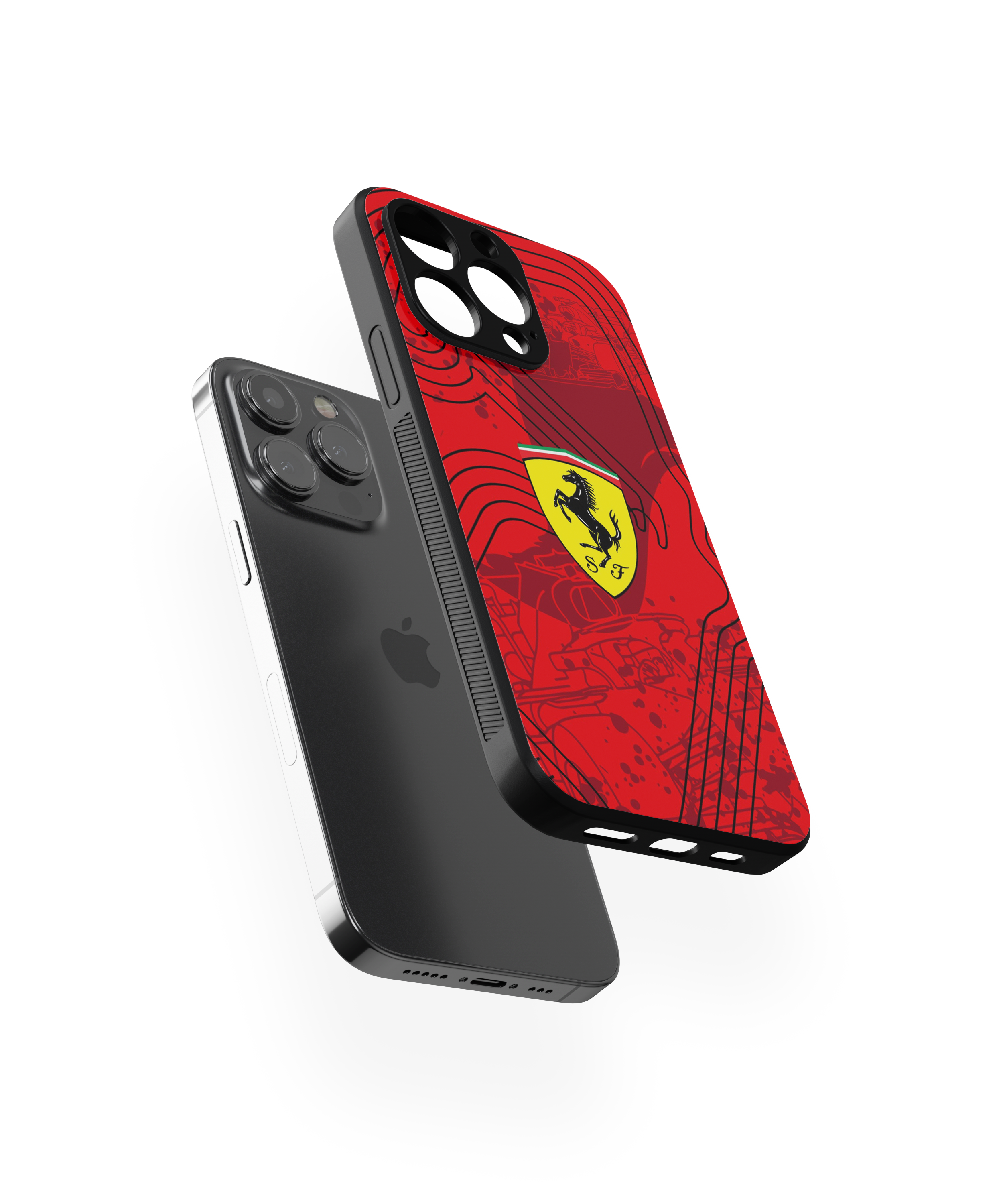 Scuderia Red – Ferrari Glass Case