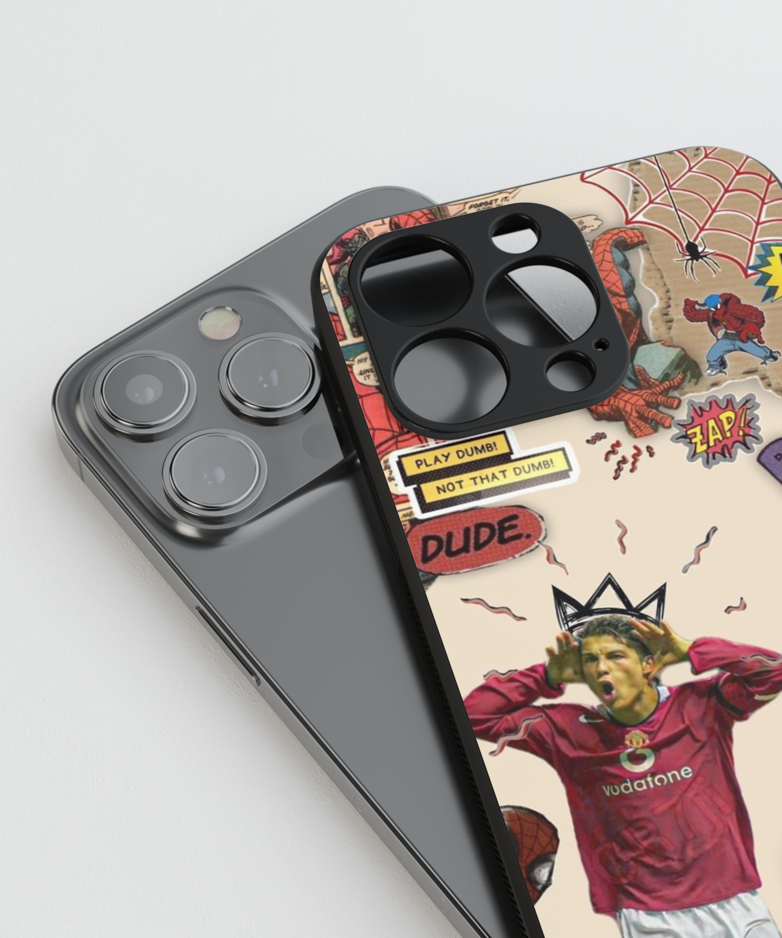 Siuu Spiderman Glass case
