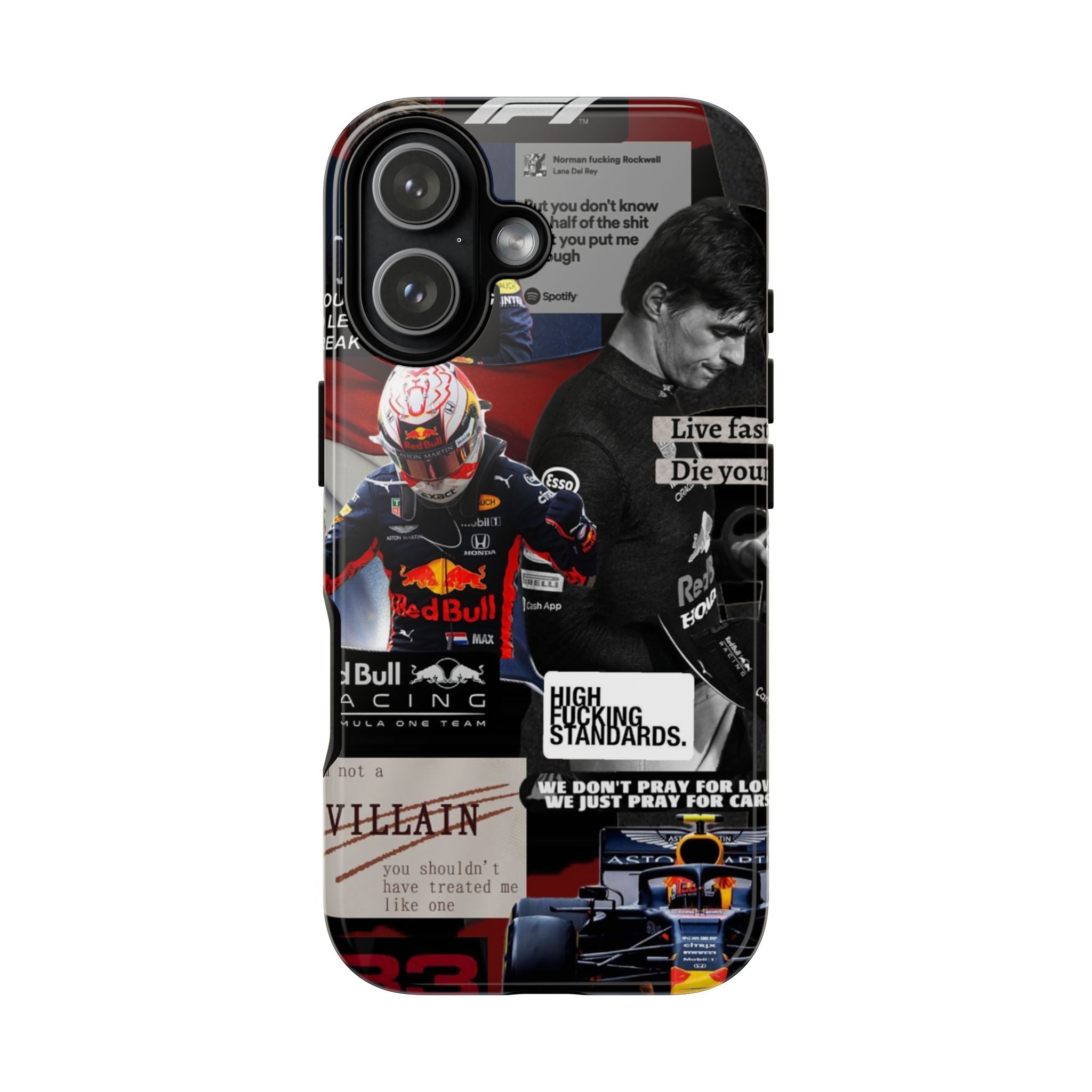 F1 Race Collage Tough Case