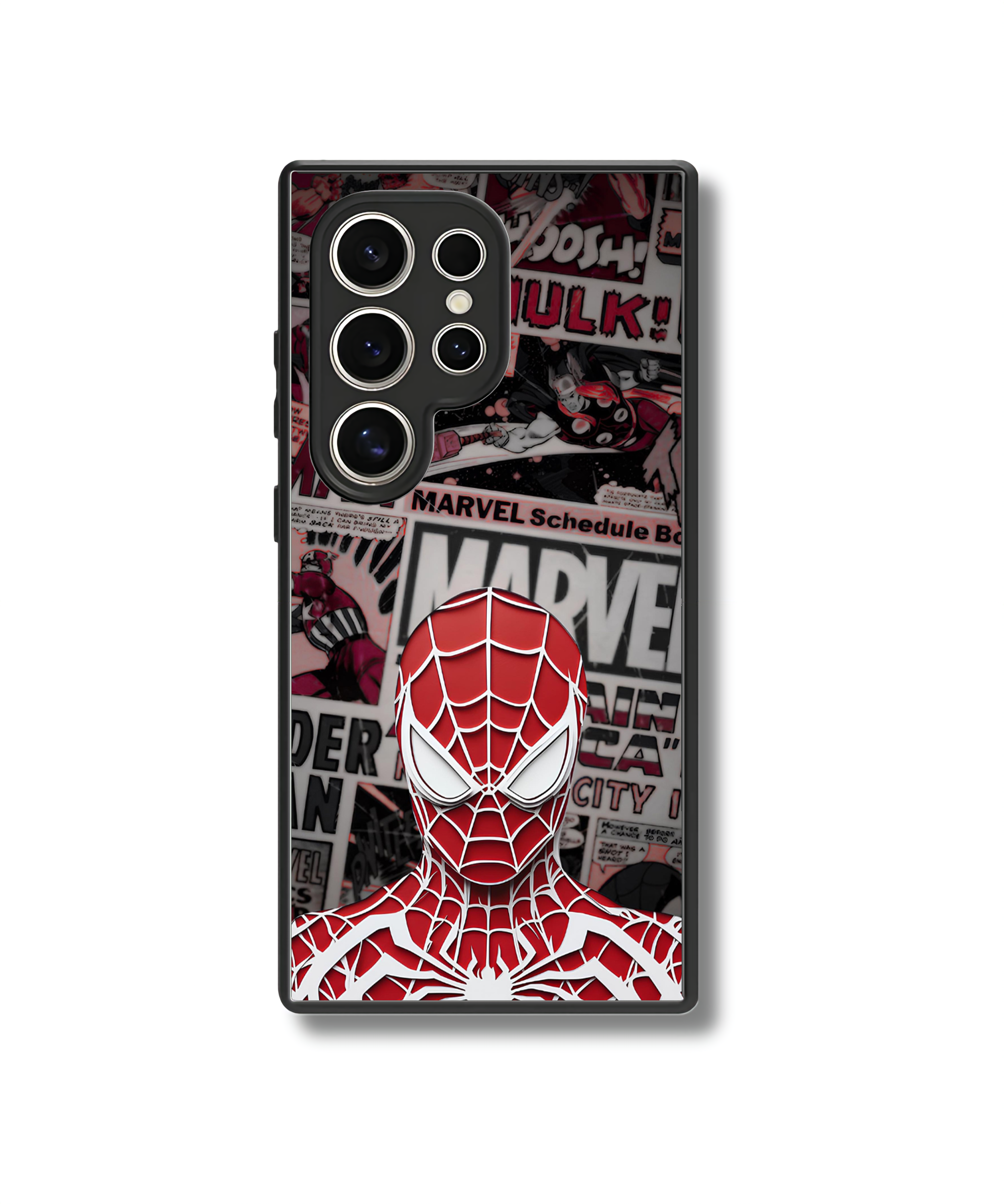 Red Web Armor Hybrid Case