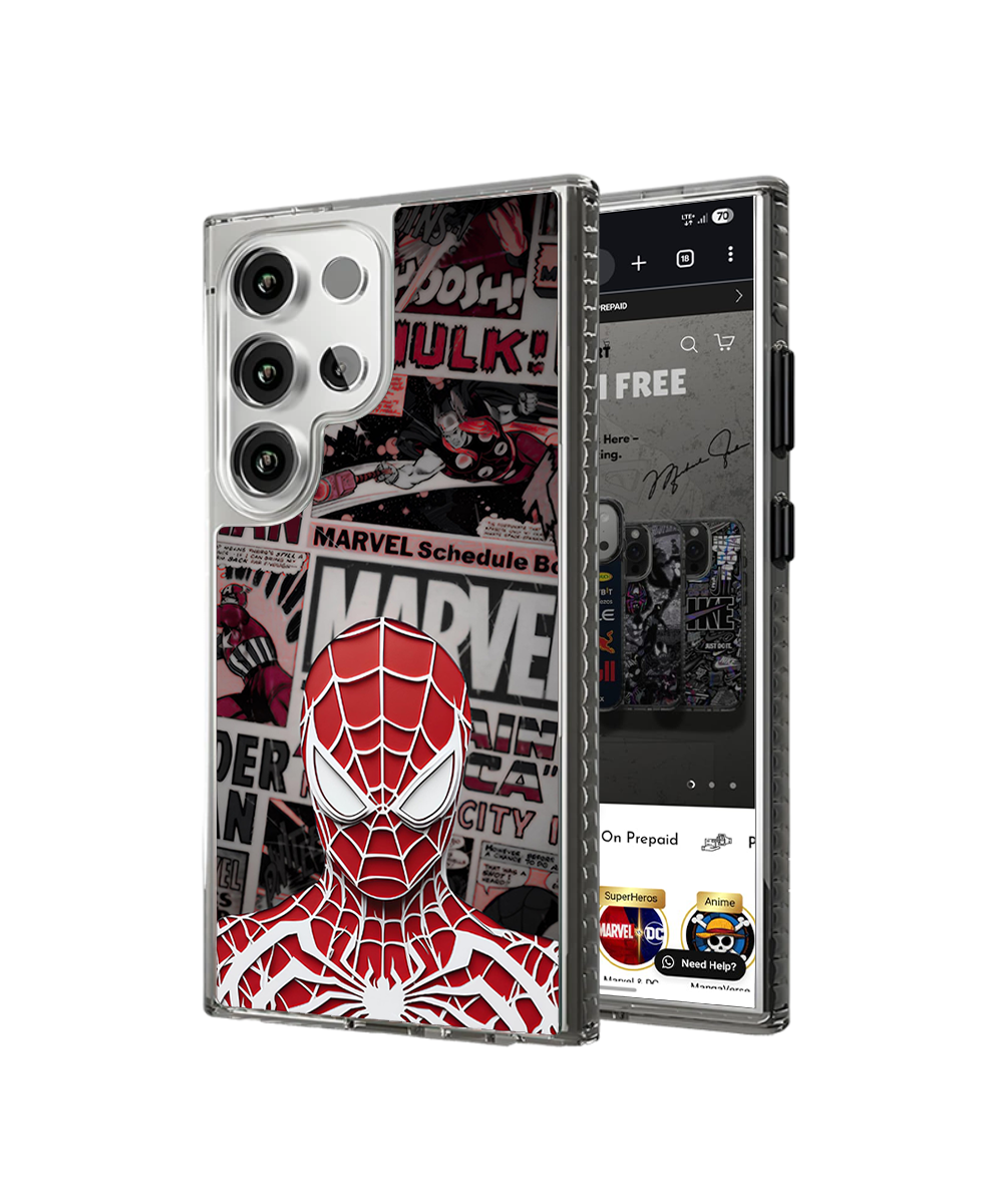 Red Web Armor Stride Case