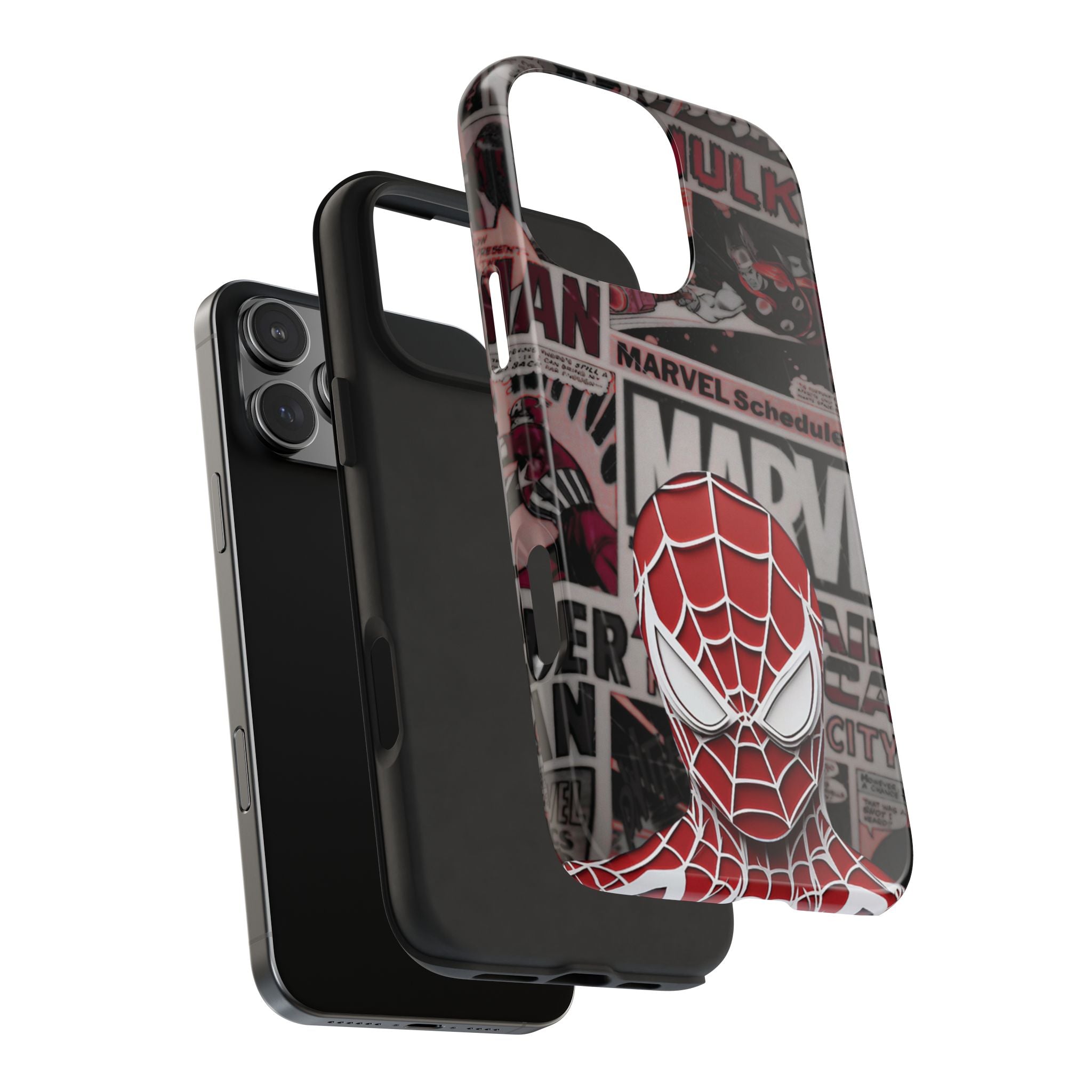 Red Web Armor Tough Case