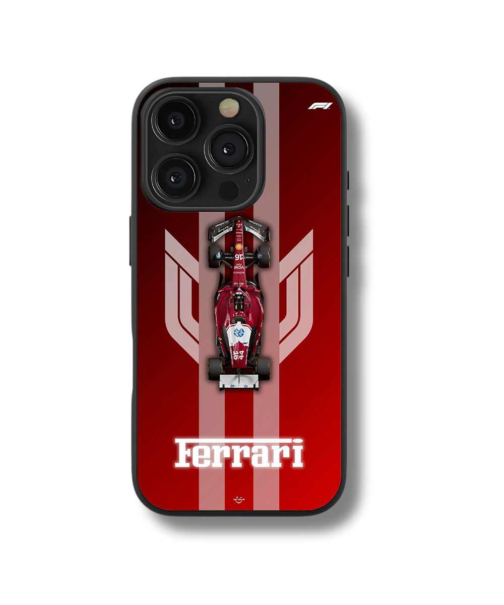 Ferrari Red GP Glass Case