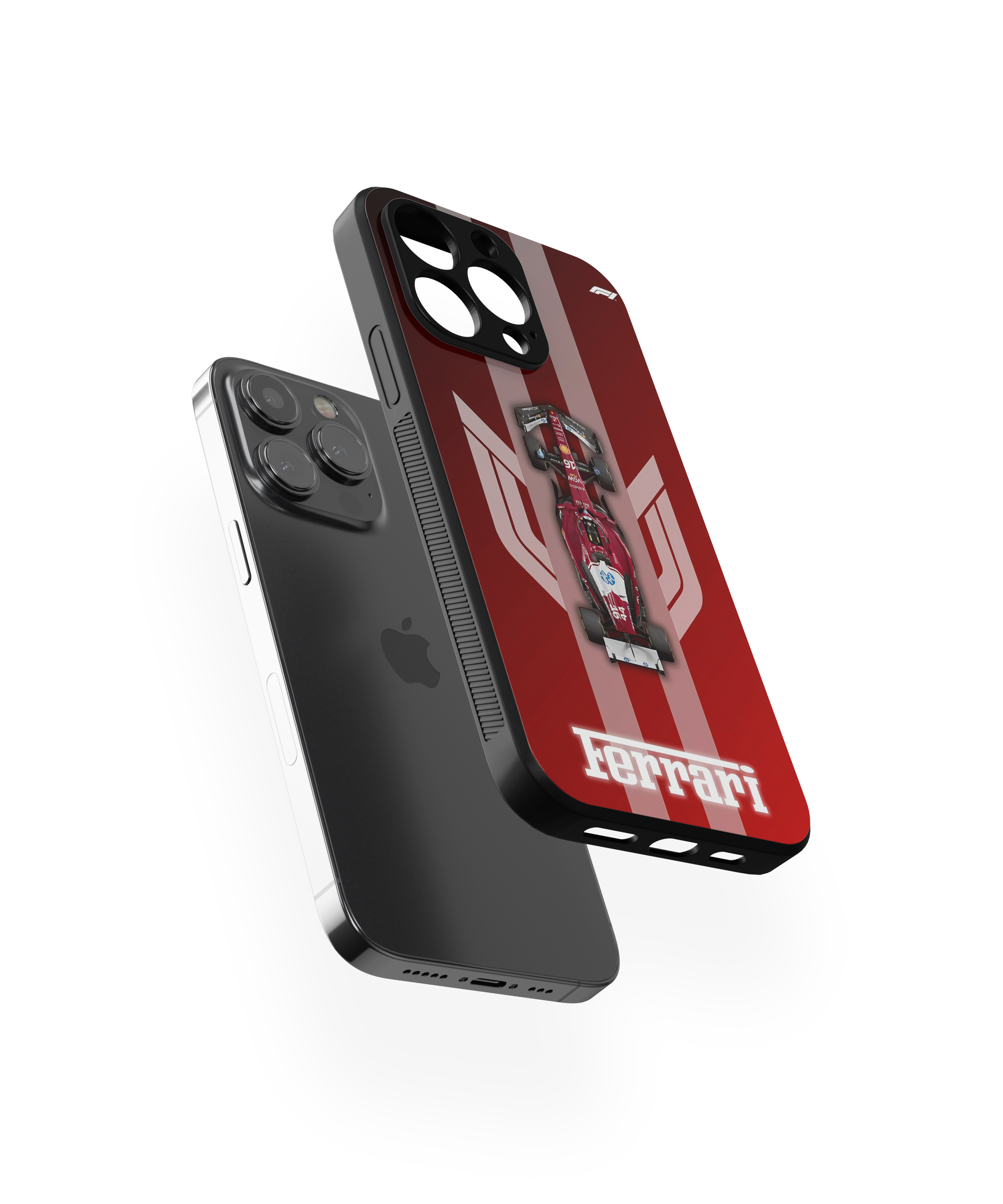 Ferrari Red GP Glass Case