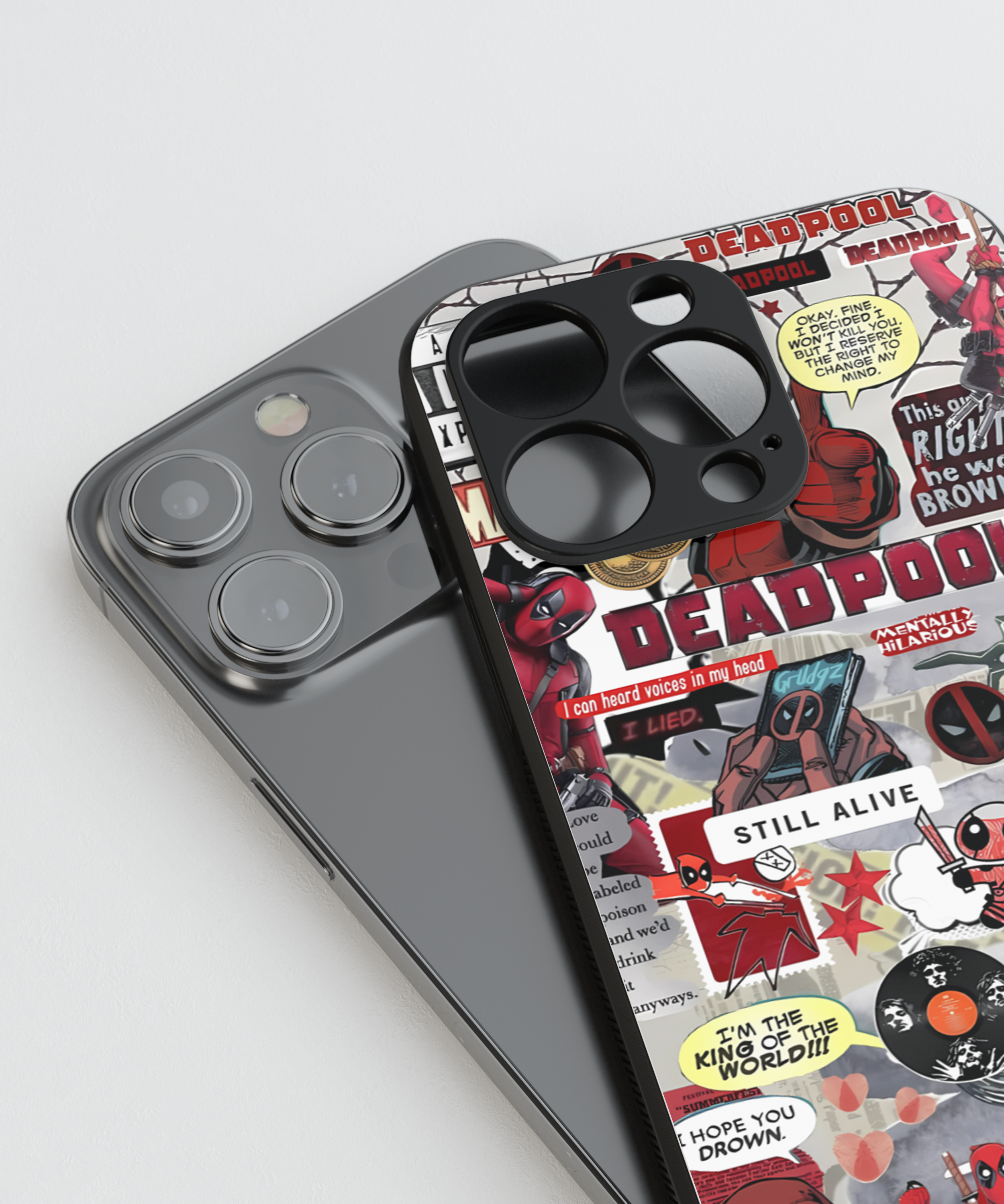Deadpool Glass Case