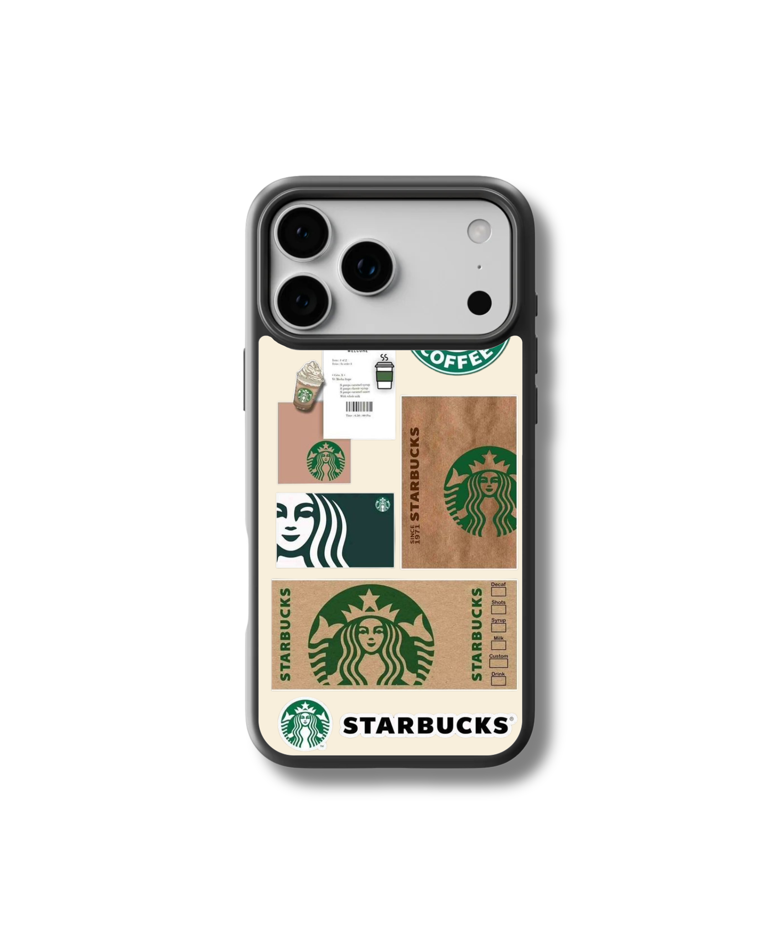 Starbucks Glass Case