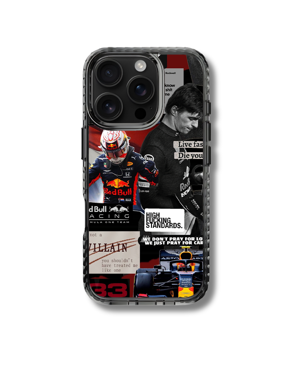 F1 Race Collage Stride Case