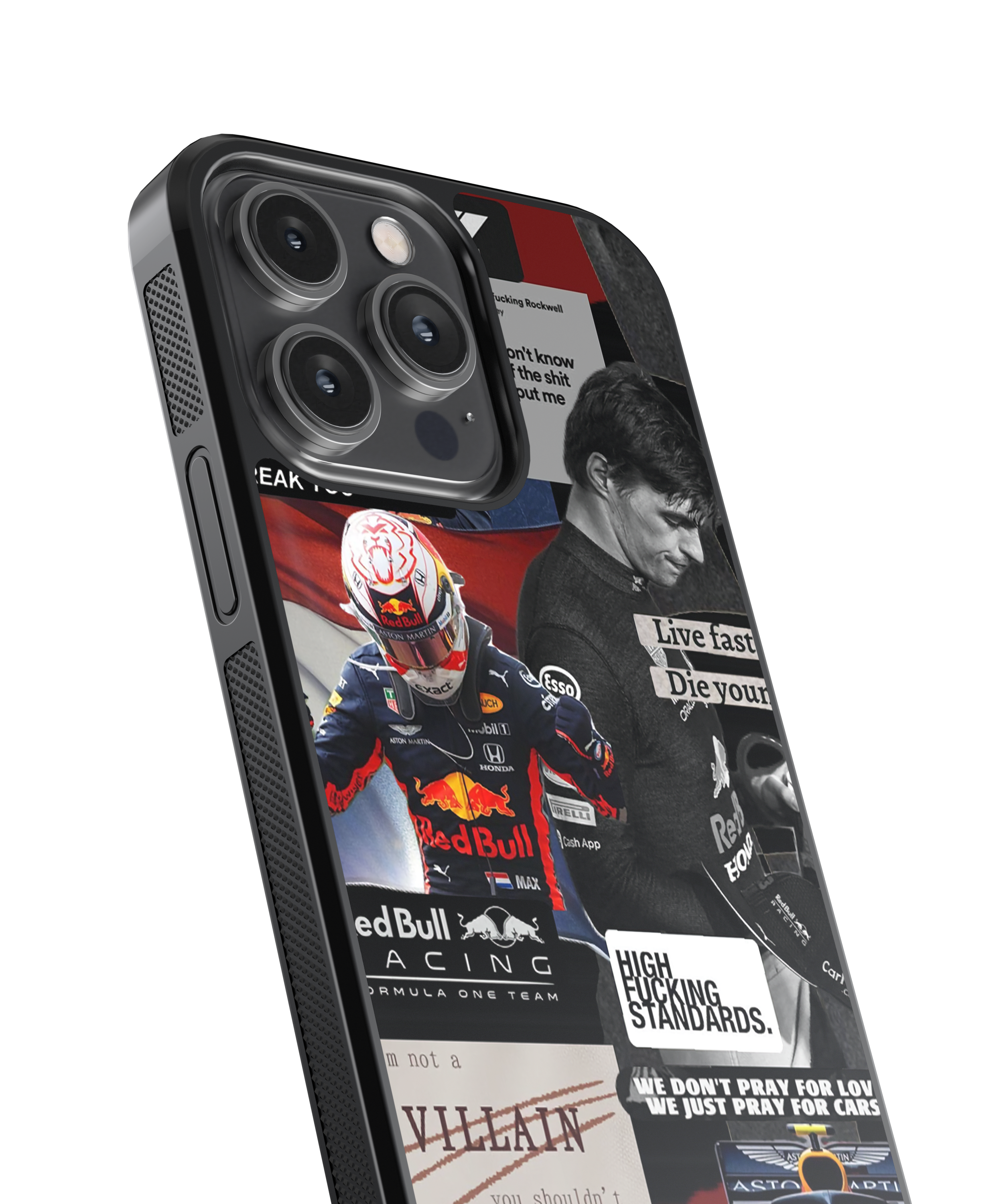 F1 Race Collage Hybrid Case