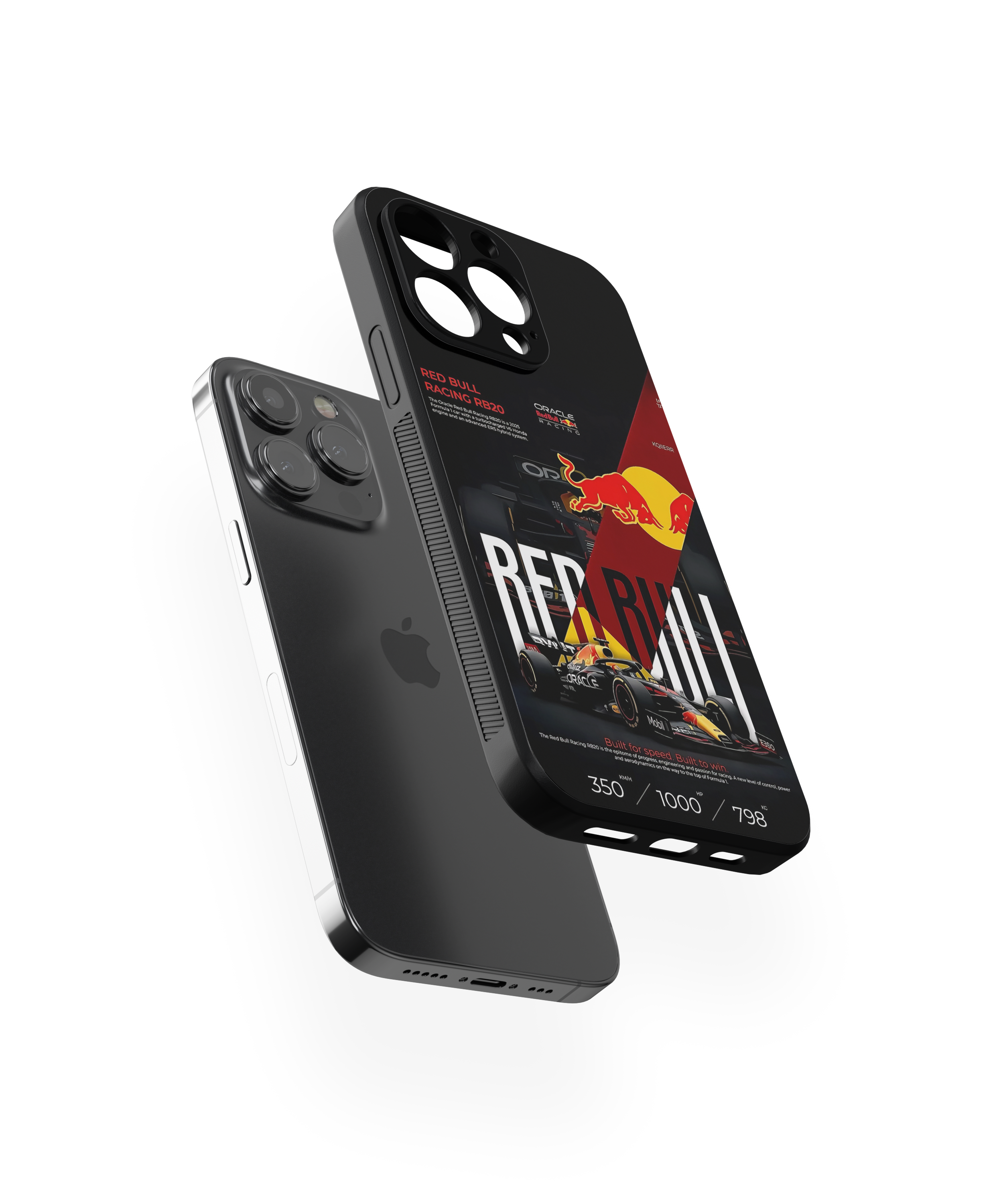 Red Bull Burn Glass Case