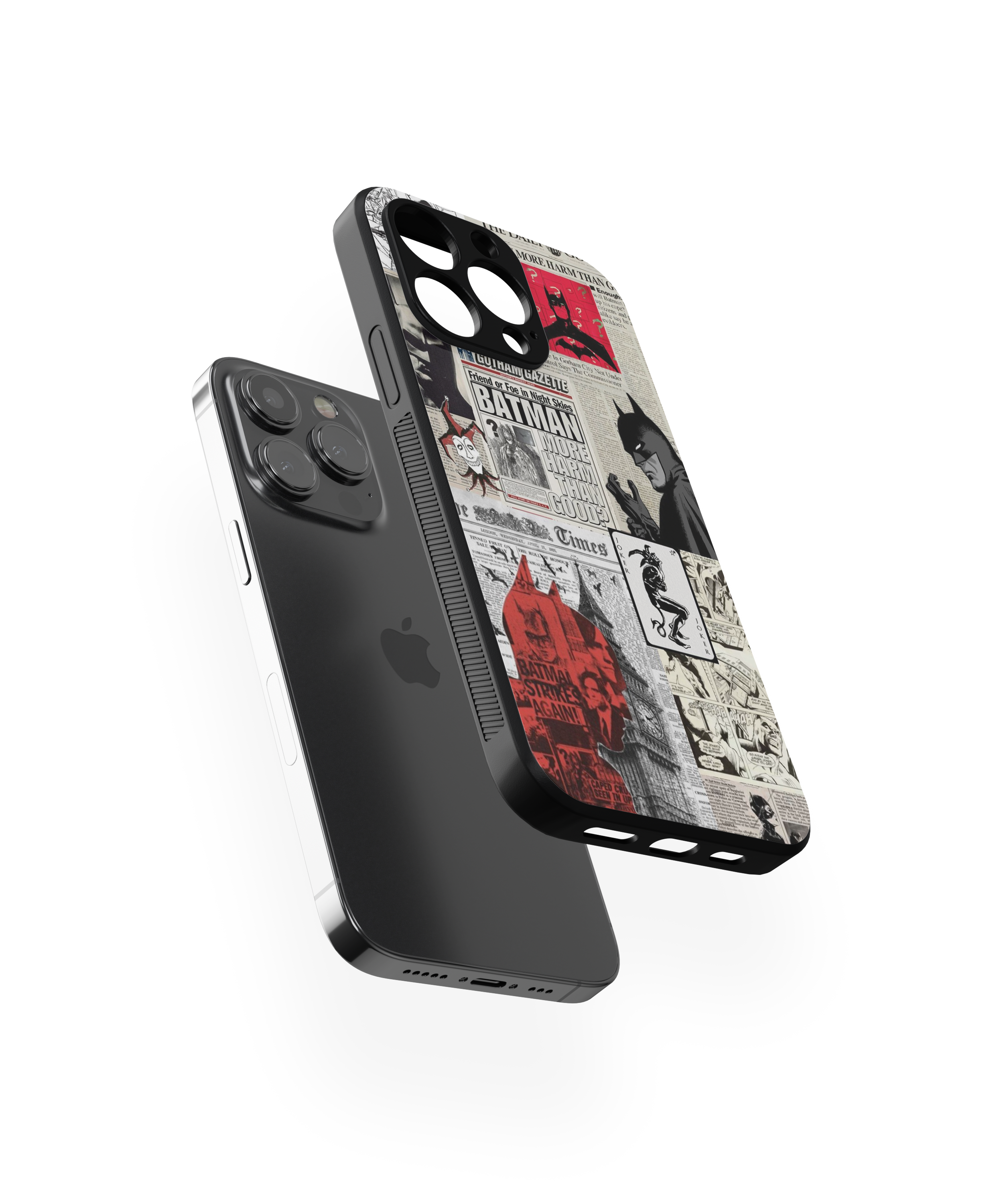 Batman Red Justice Glass Case