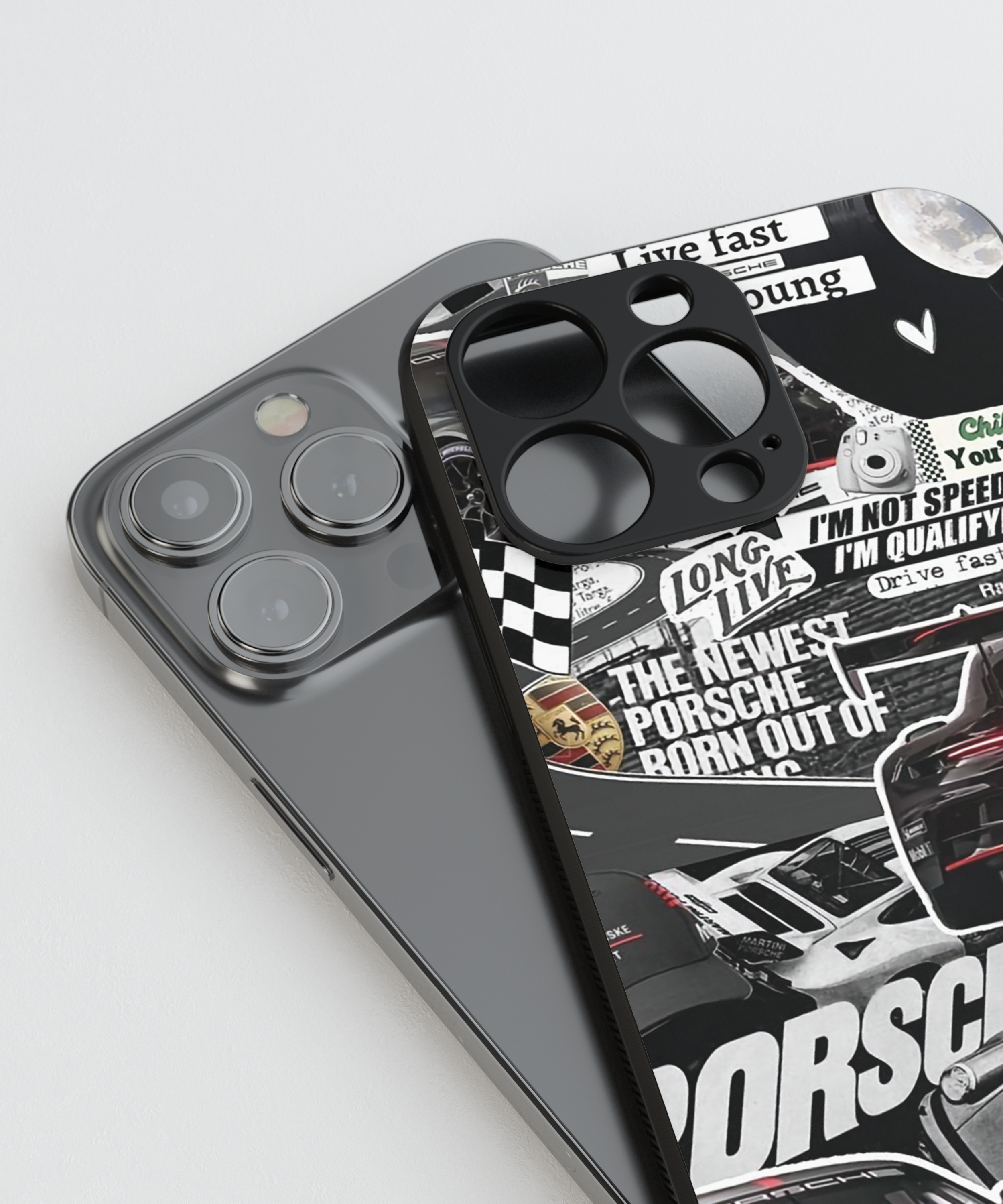 Porsche Turbo Glass Case