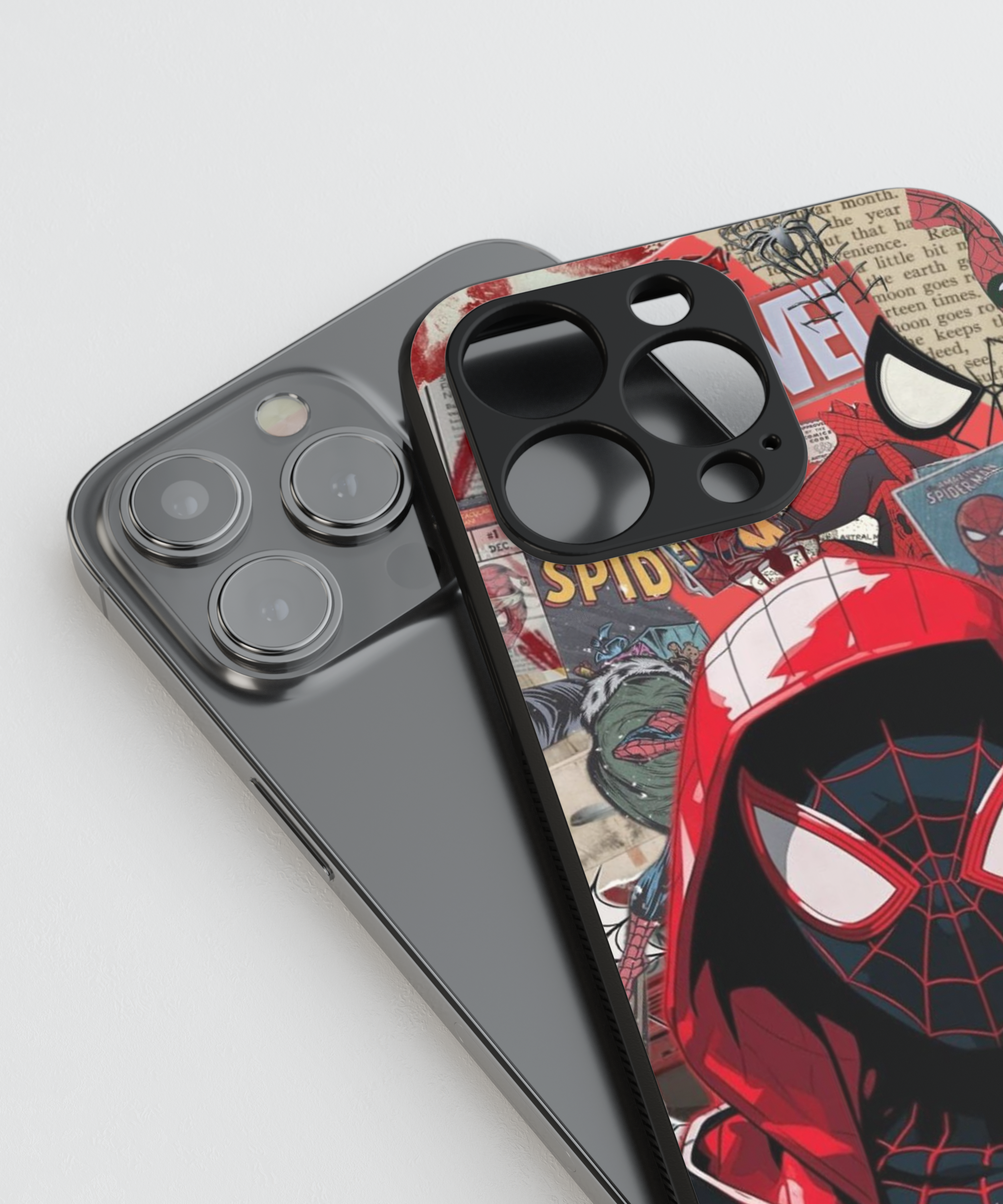 Spider Verse Graffiti Glass Case