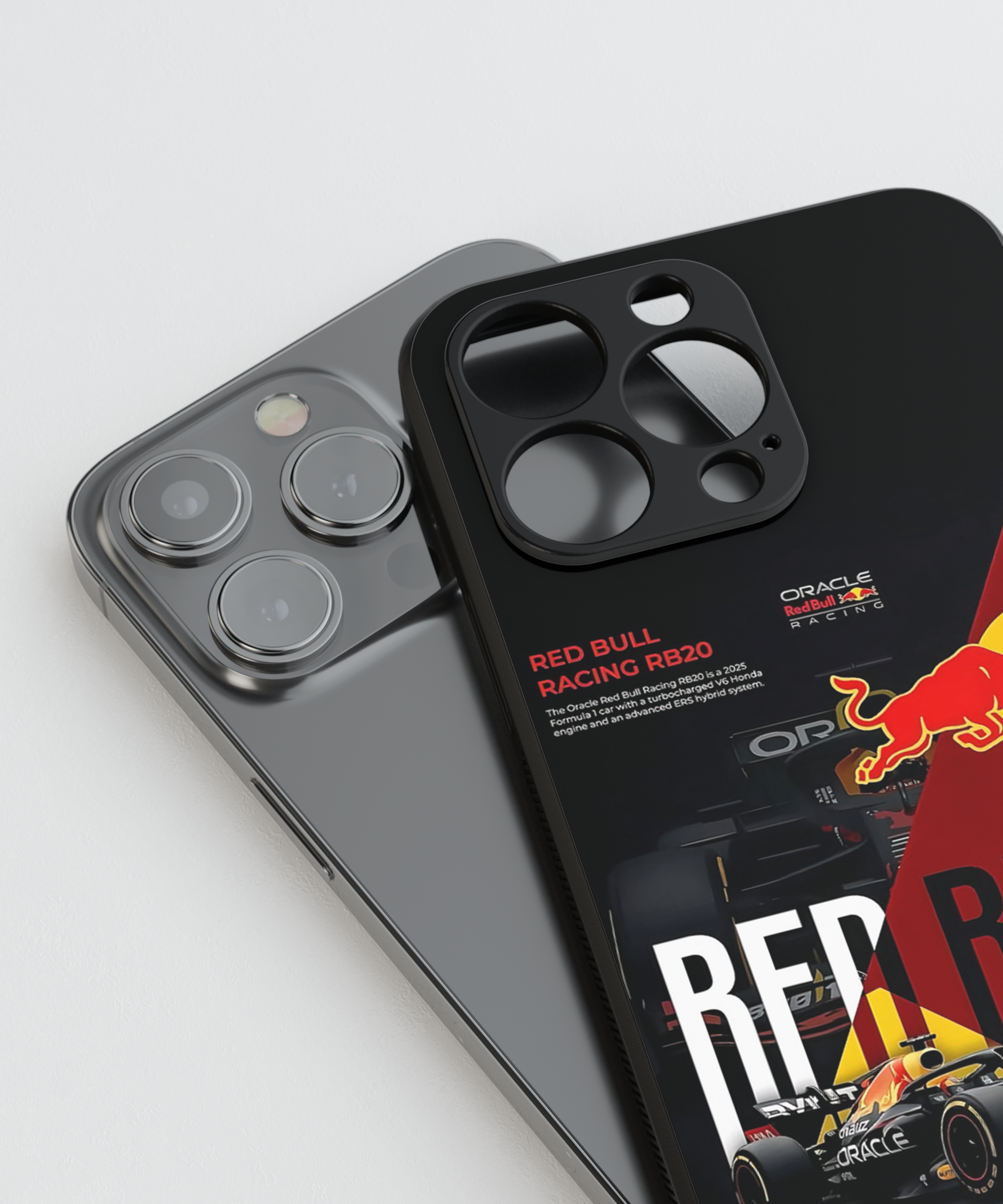 Red Bull Burn Glass Case