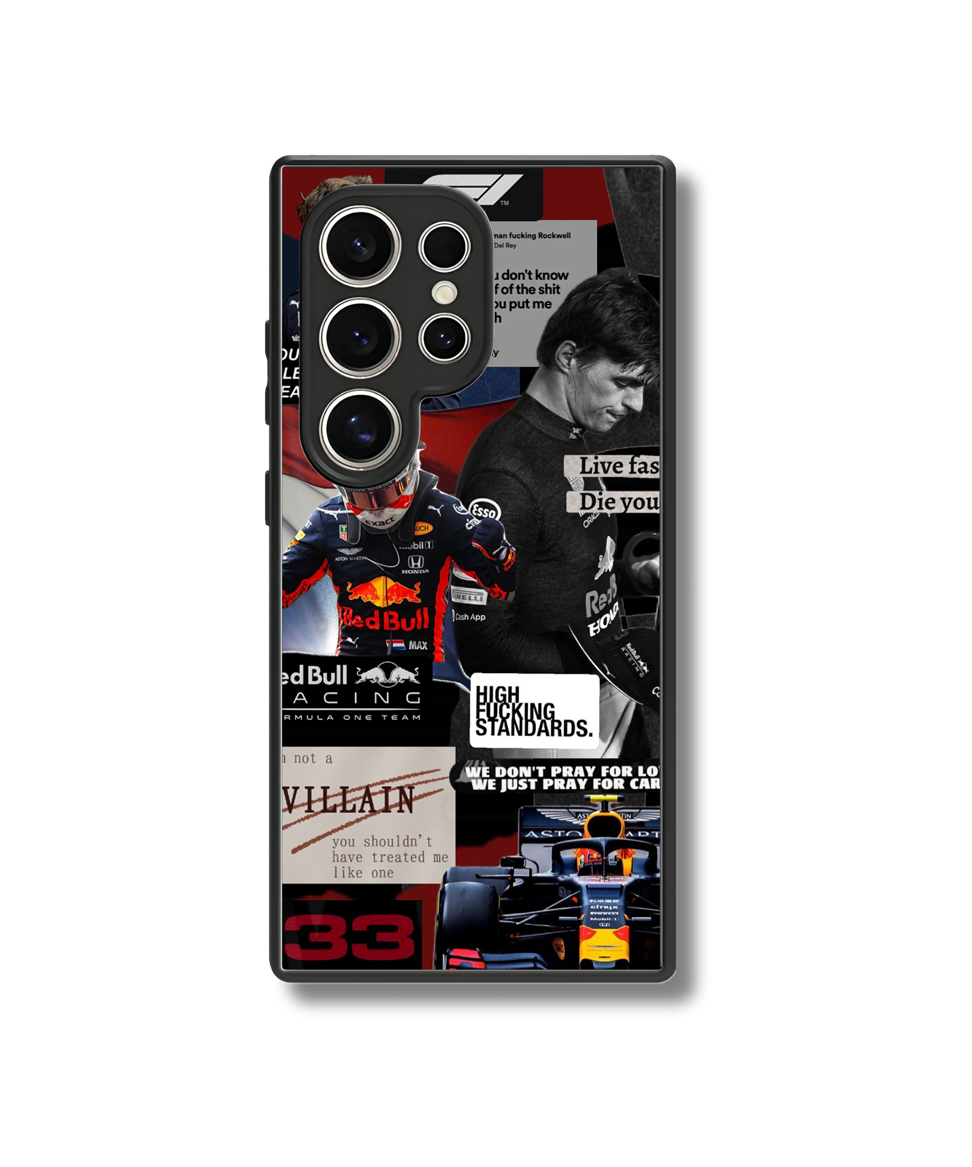 F1 Race Collage Hybrid Case
