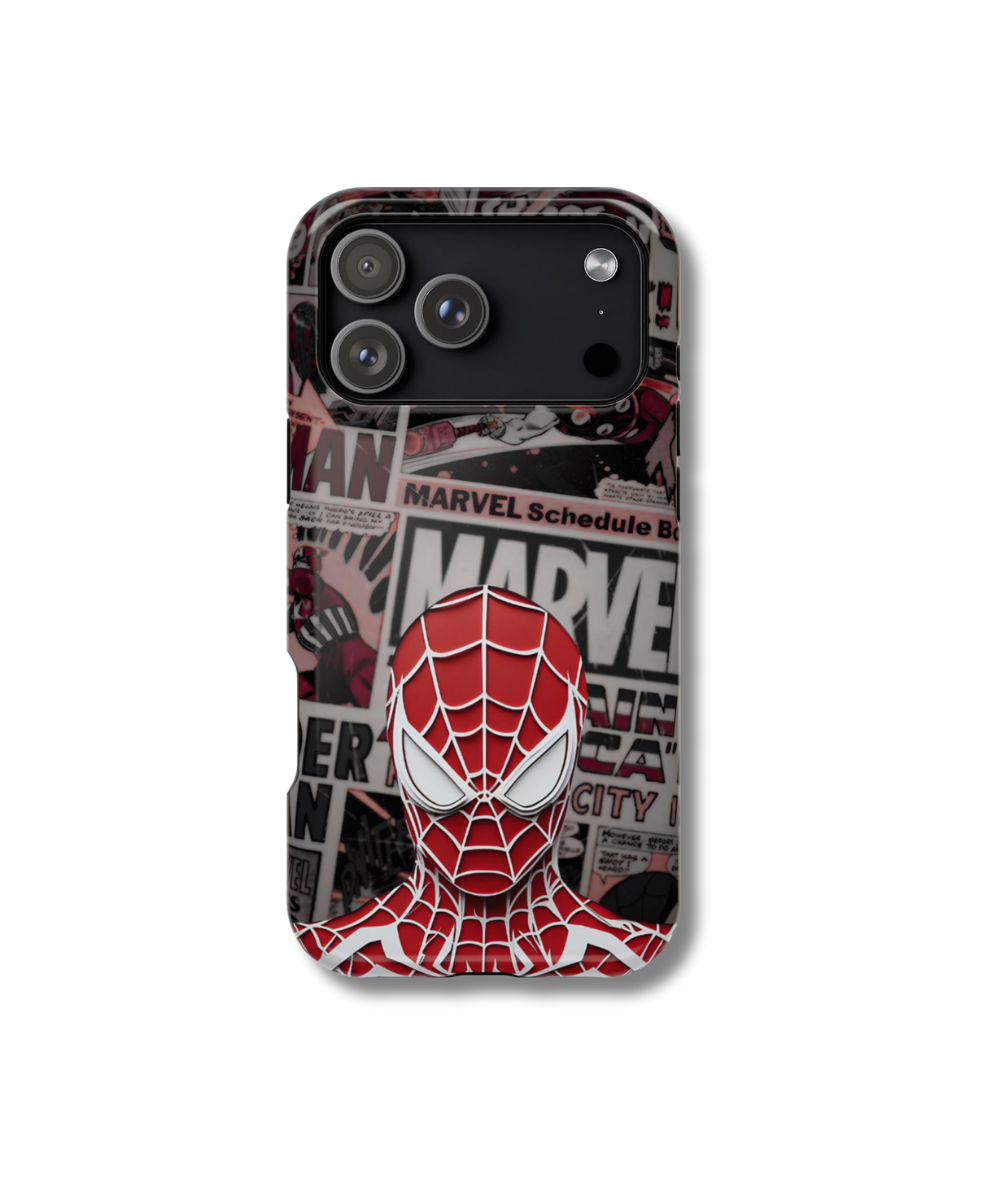 Red Web Armor Tough Case