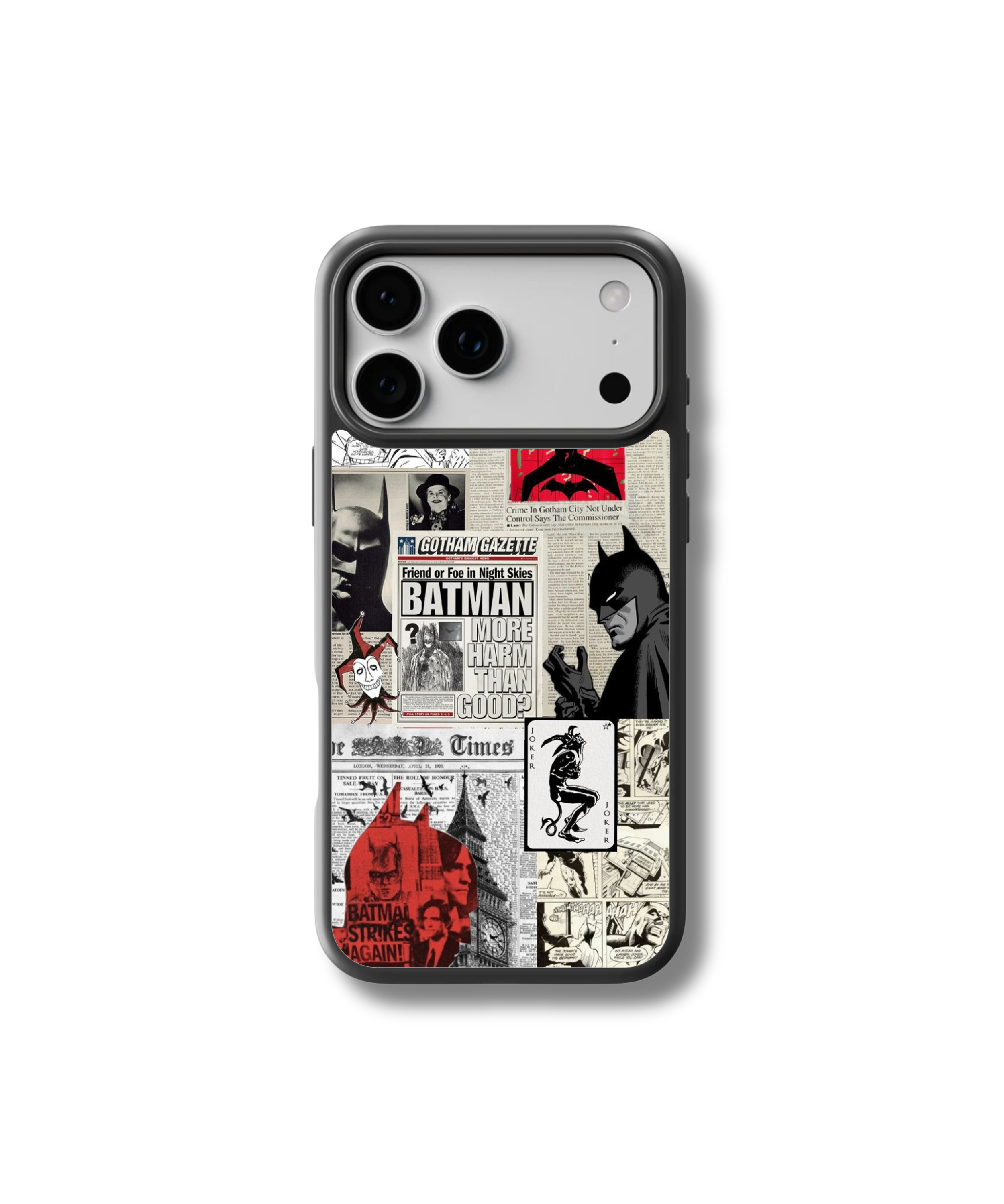 Batman Red Justice Glass Case