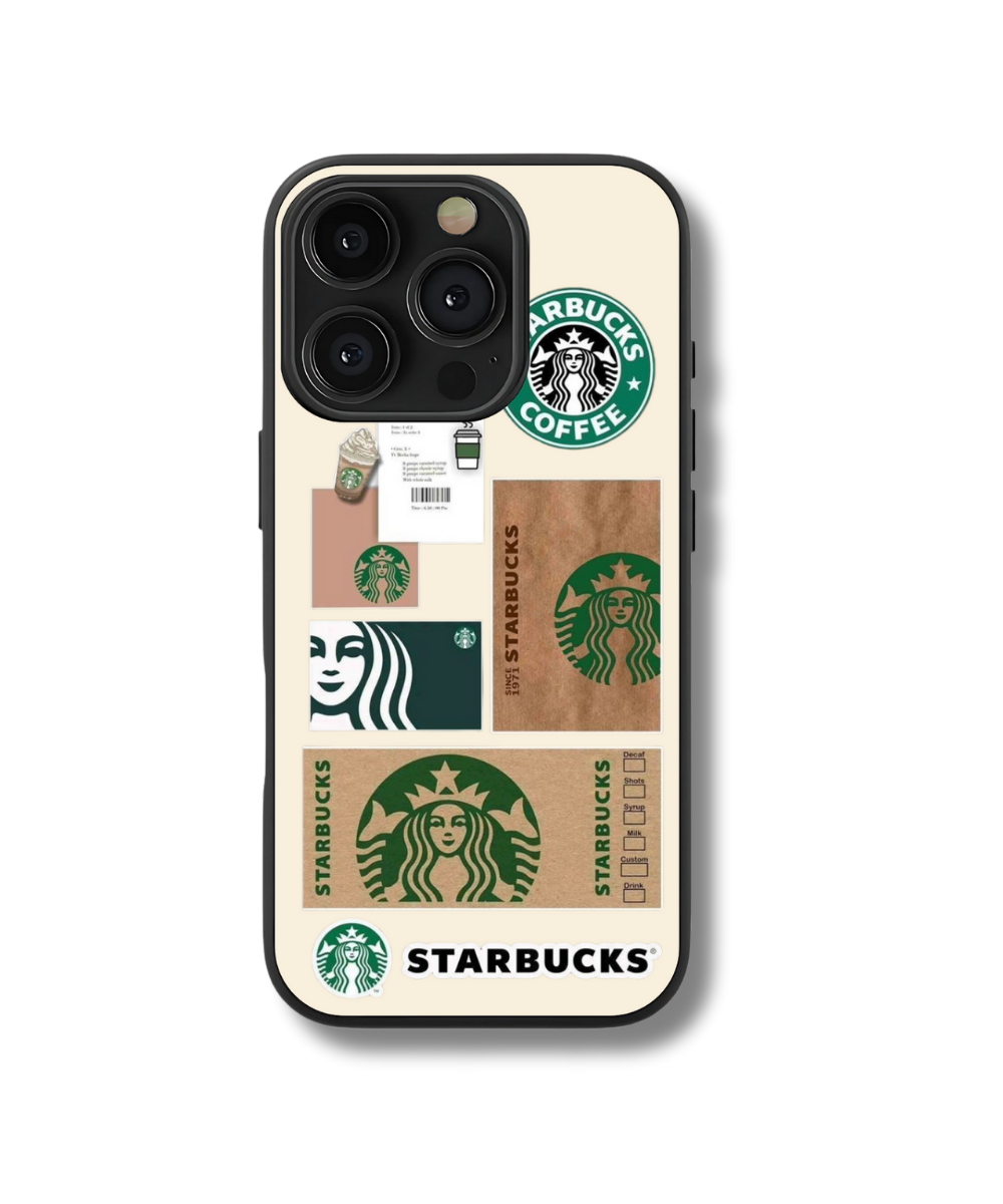 Starbucks Glass Case