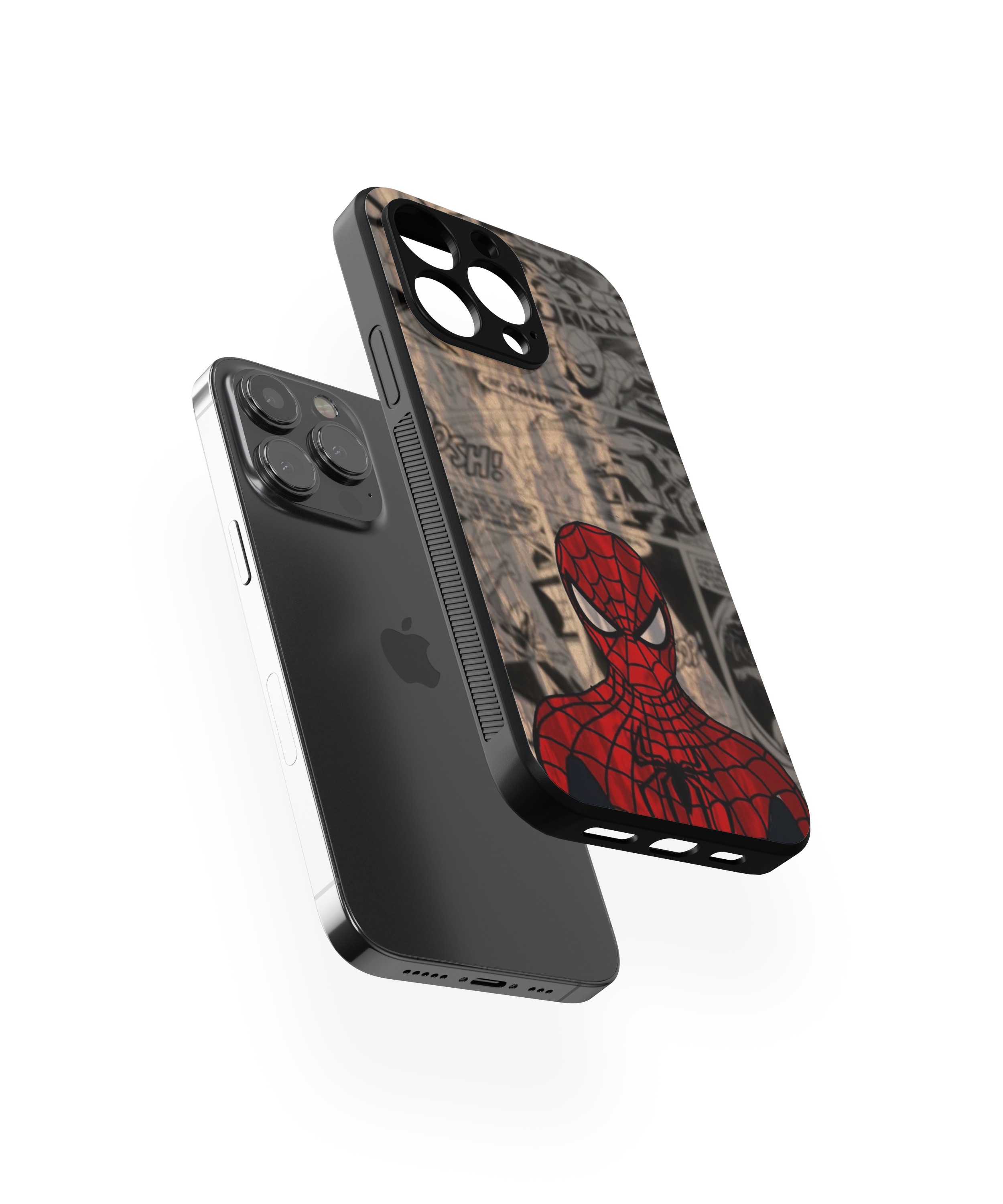 Retro Spider-Man Glass Case