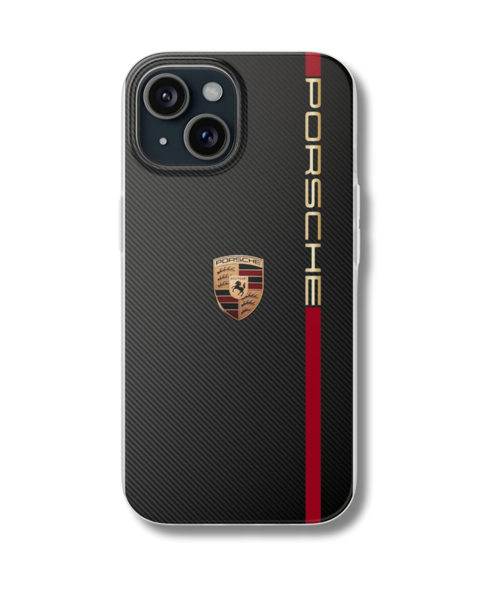 Carbon Porsche Silicone Case