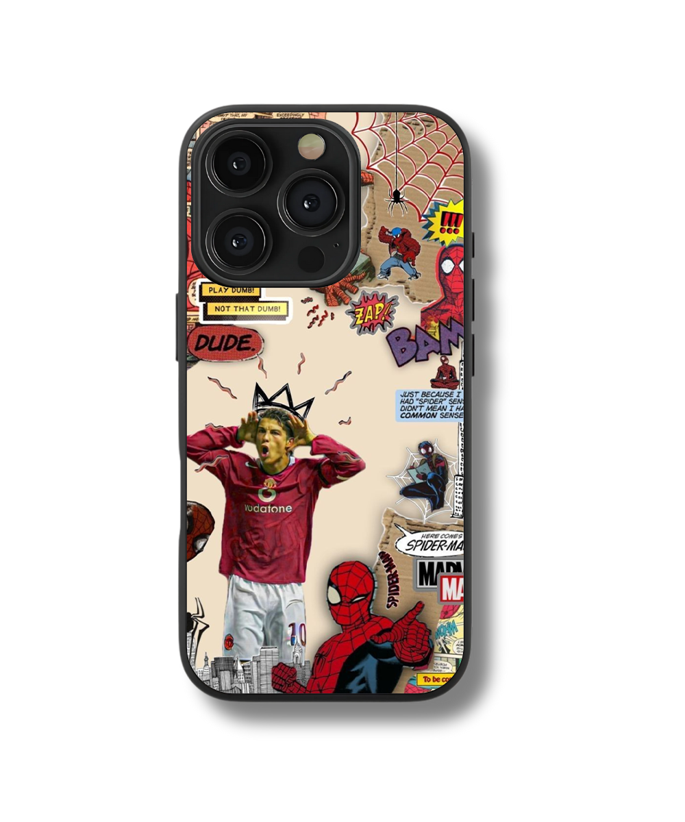 Siuu Spiderman Glass case