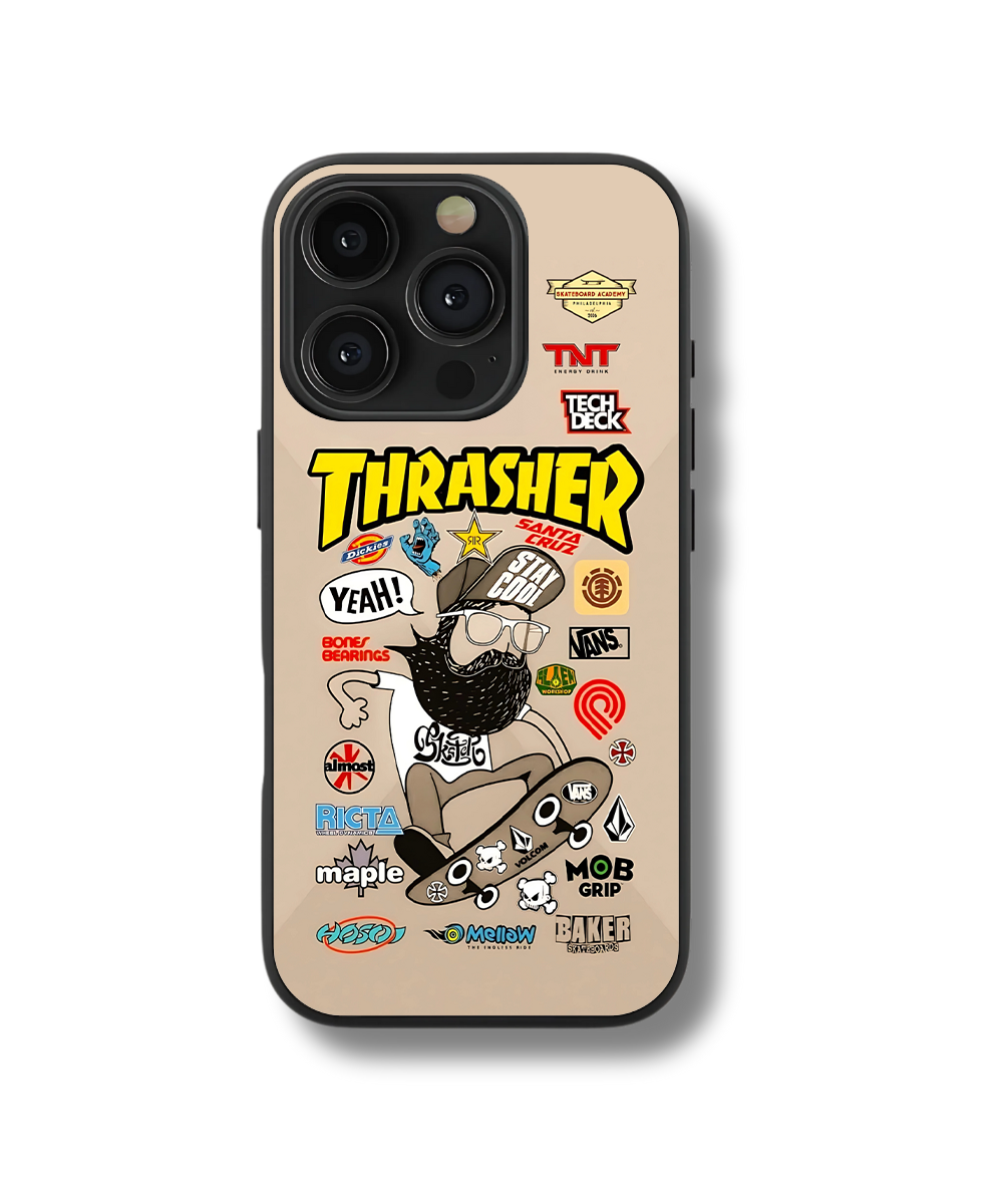 Thrasher Graffiti Glass Case