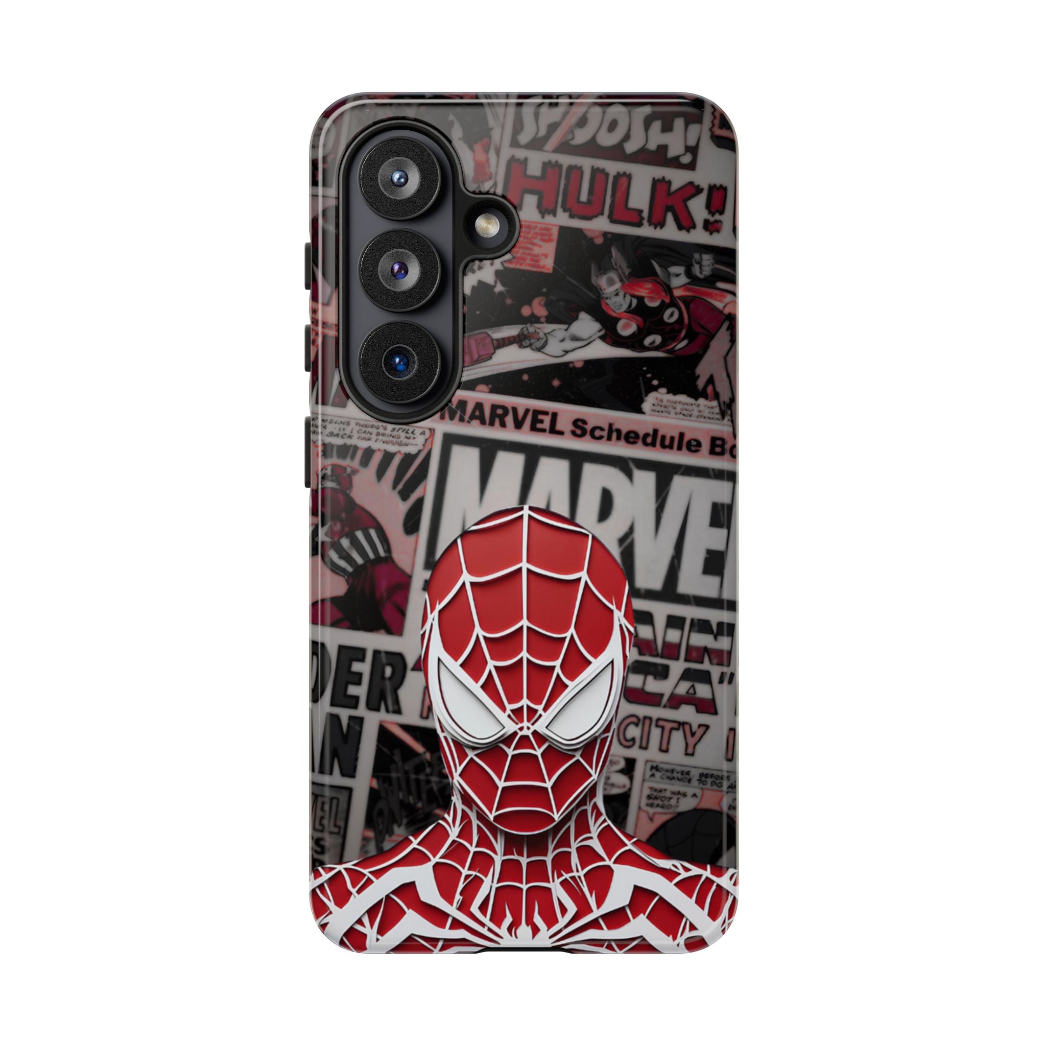 Red Web Armor Tough Case