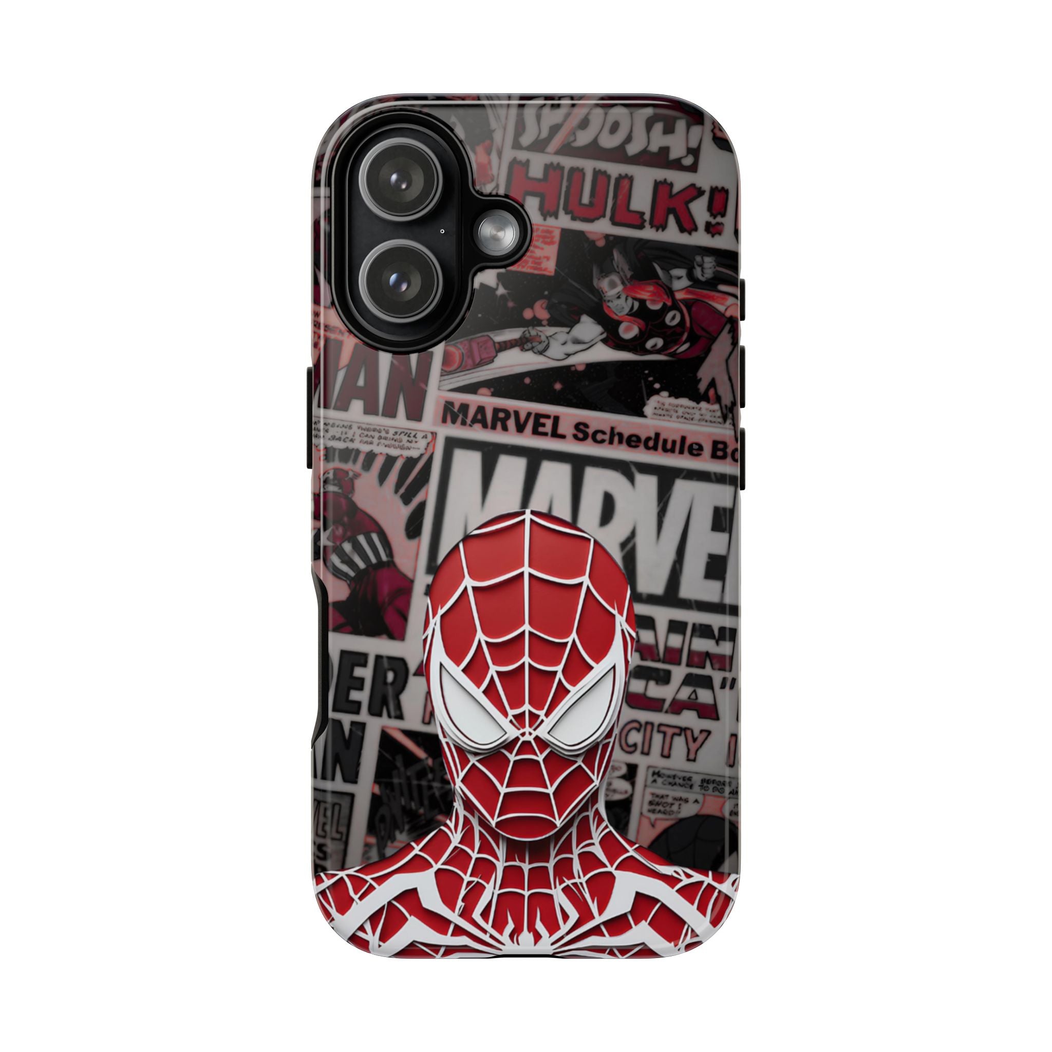 Red Web Armor Tough Case