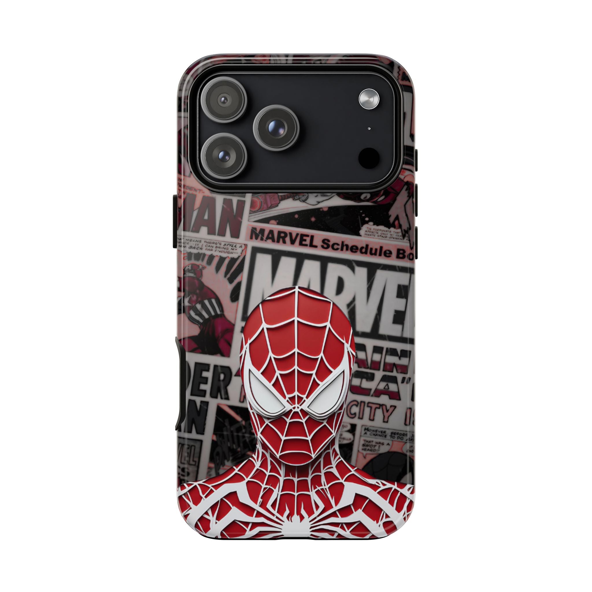 Red Web Armor Tough Case