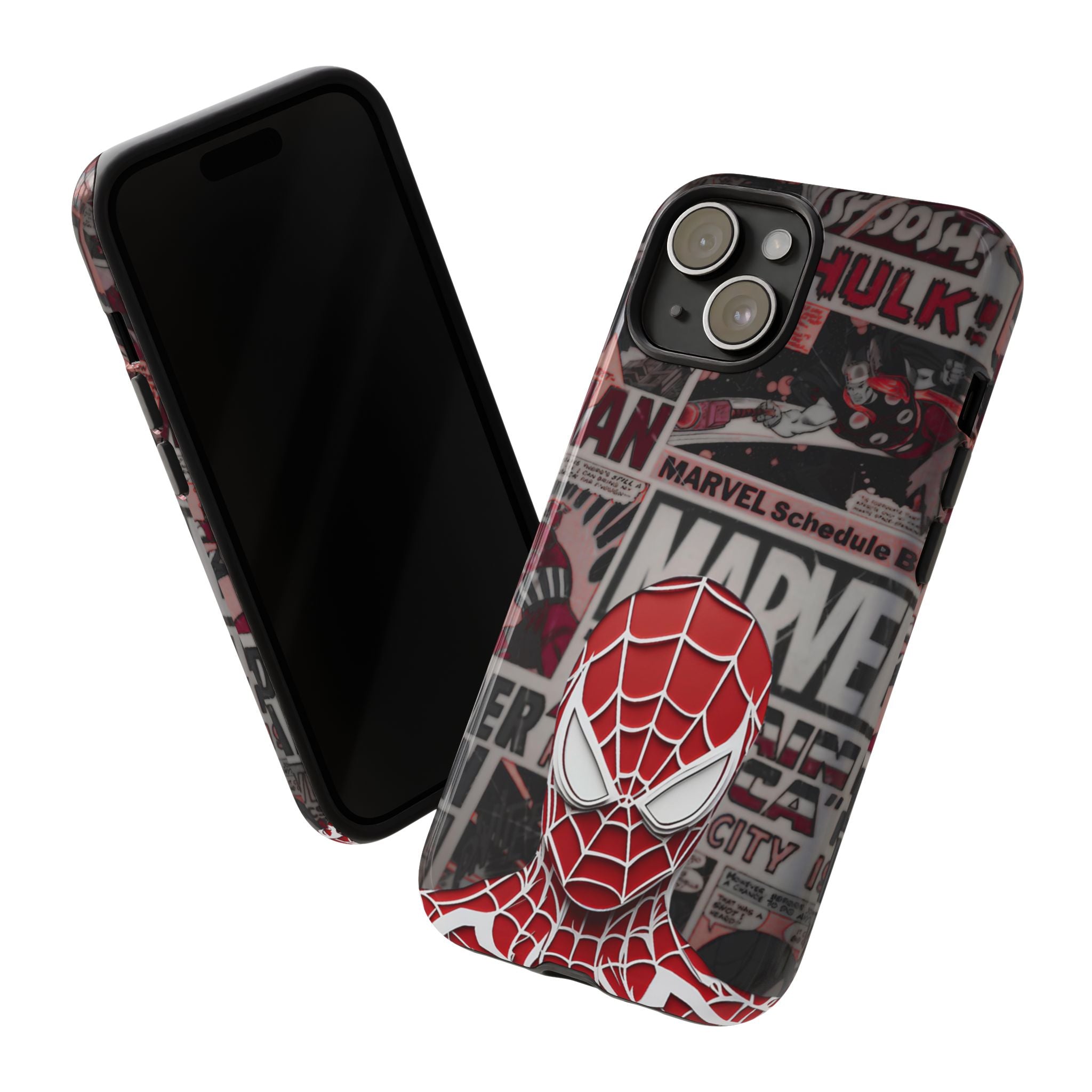 Red Web Armor Tough Case