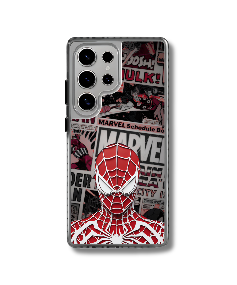 Red Web Armor Stride Case